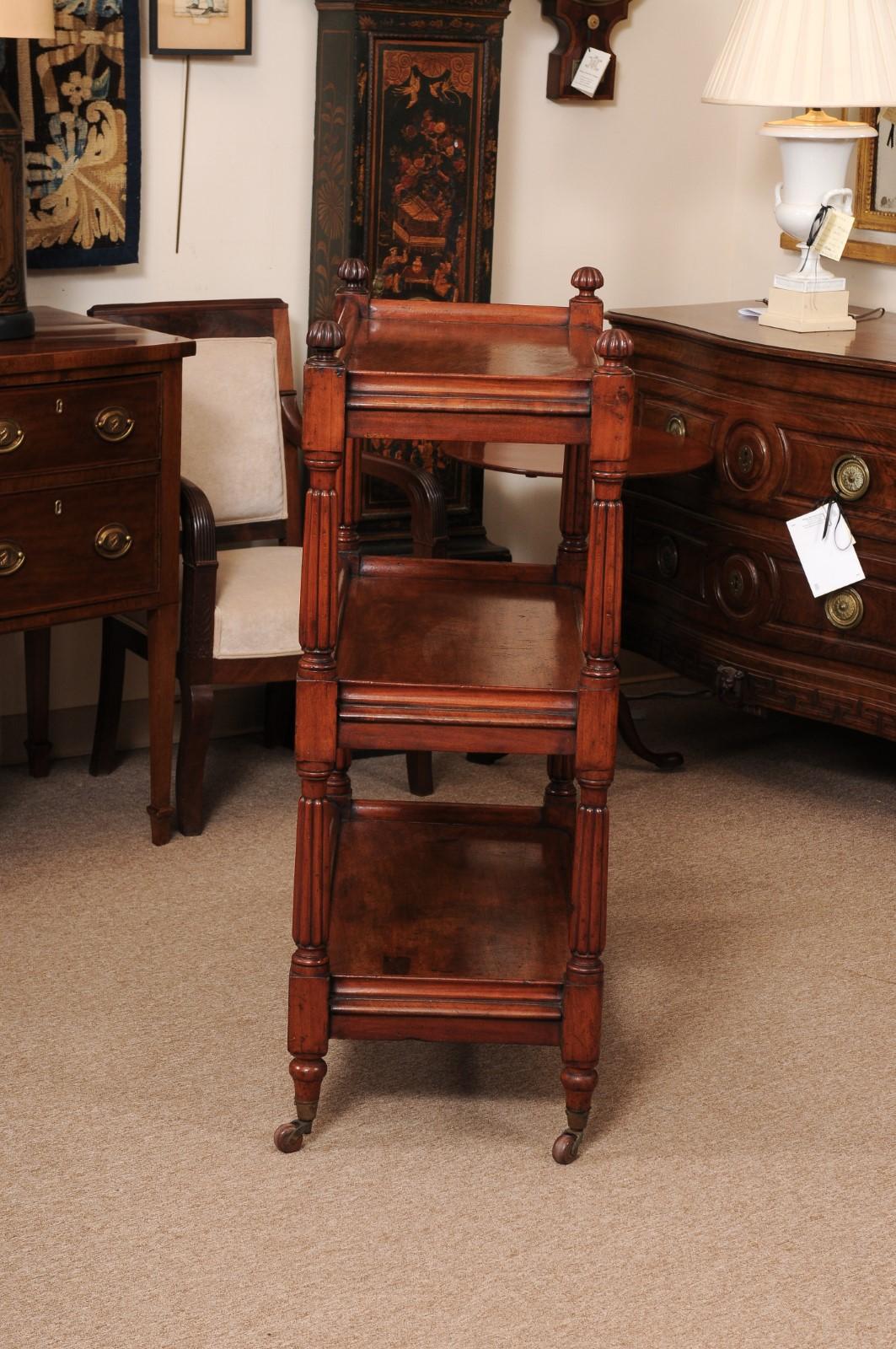 Carrello in mogano inglese del XIX secolo in vendita 2