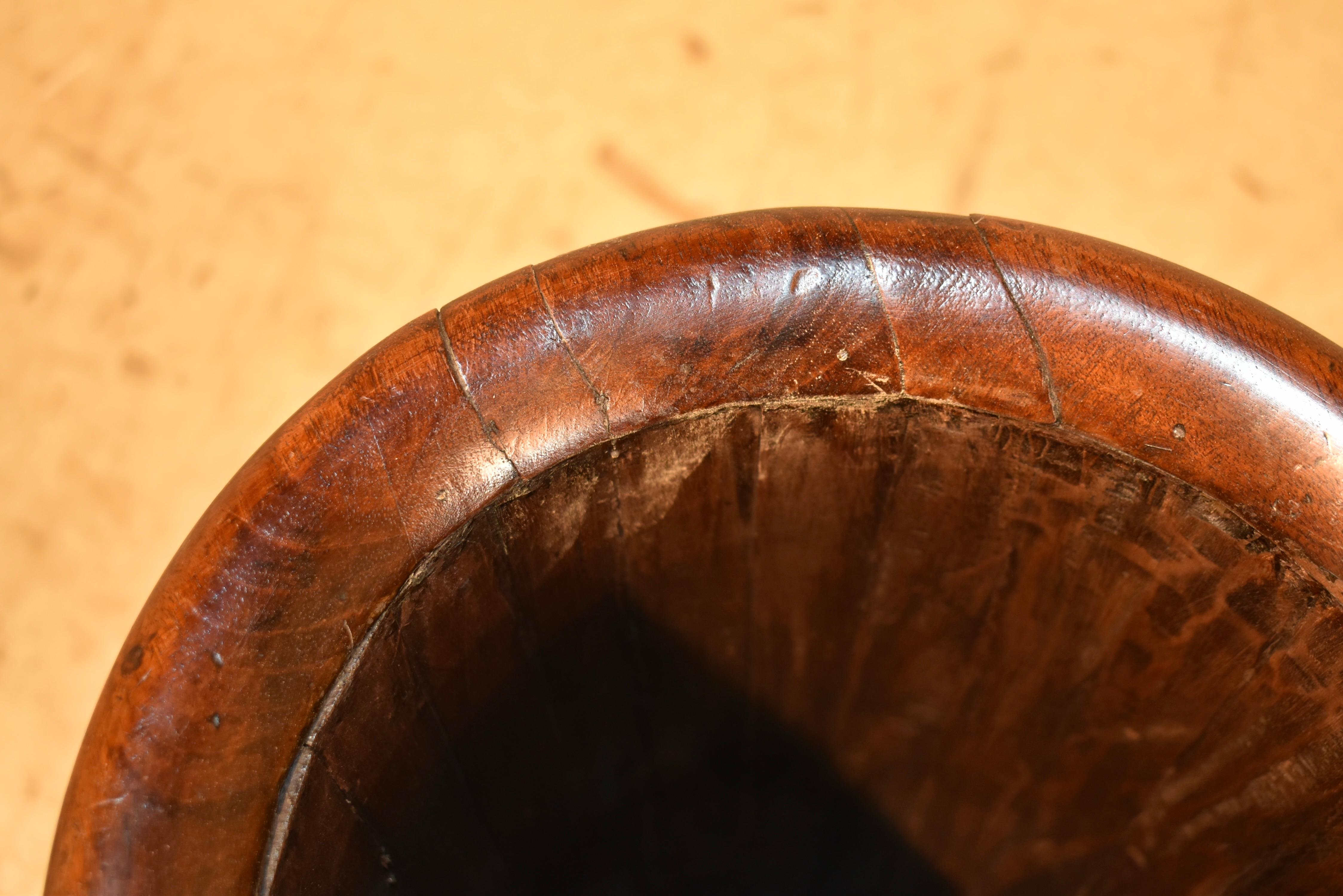 19th Century English Mahogany Umbrella or Cane Stand For Sale 3