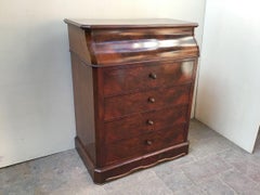 19th Century English Mahogany Veneer Vanity Table, 1890s