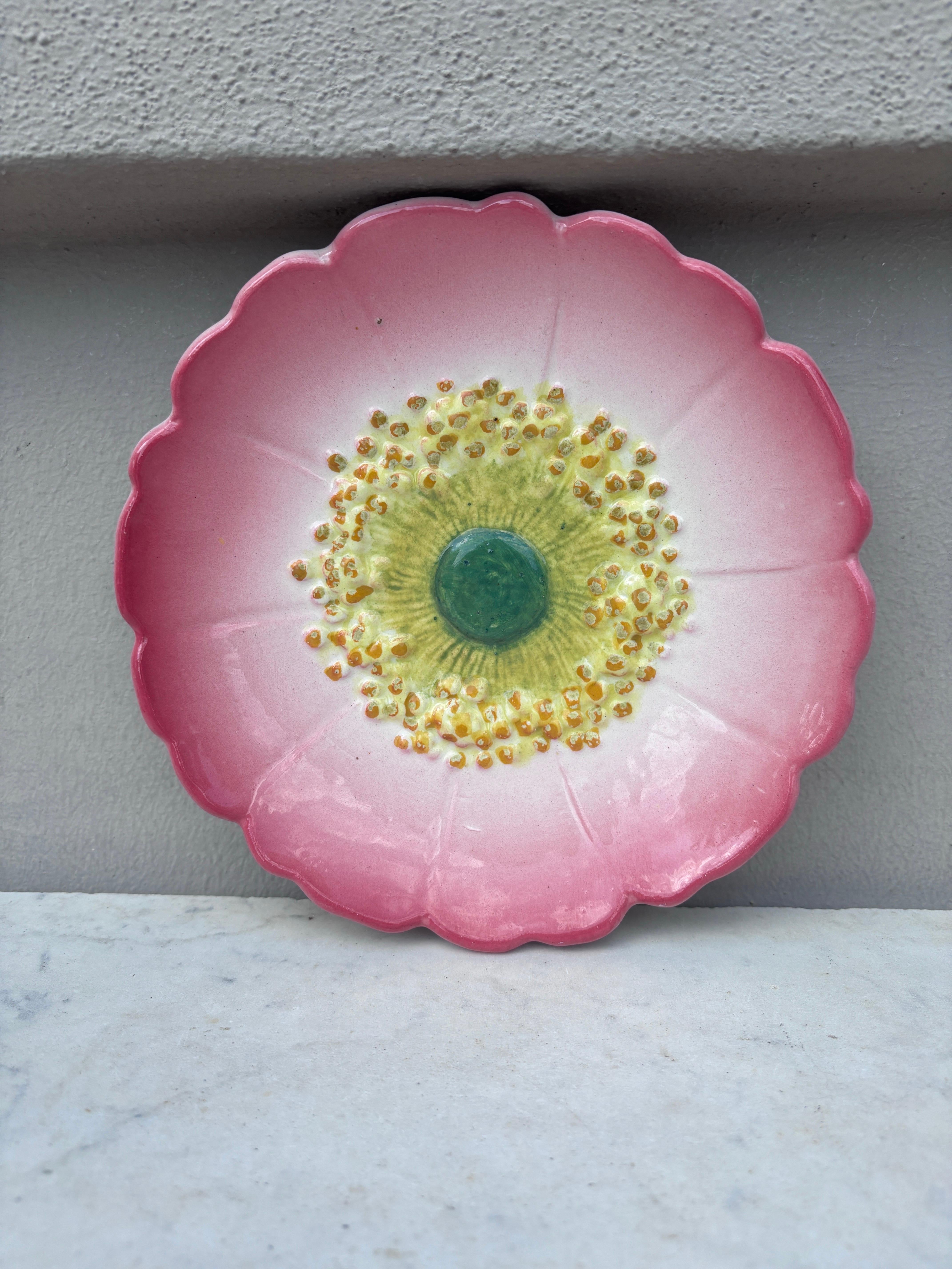 Panier en majolique anglaise du 19e siècle en vente 1