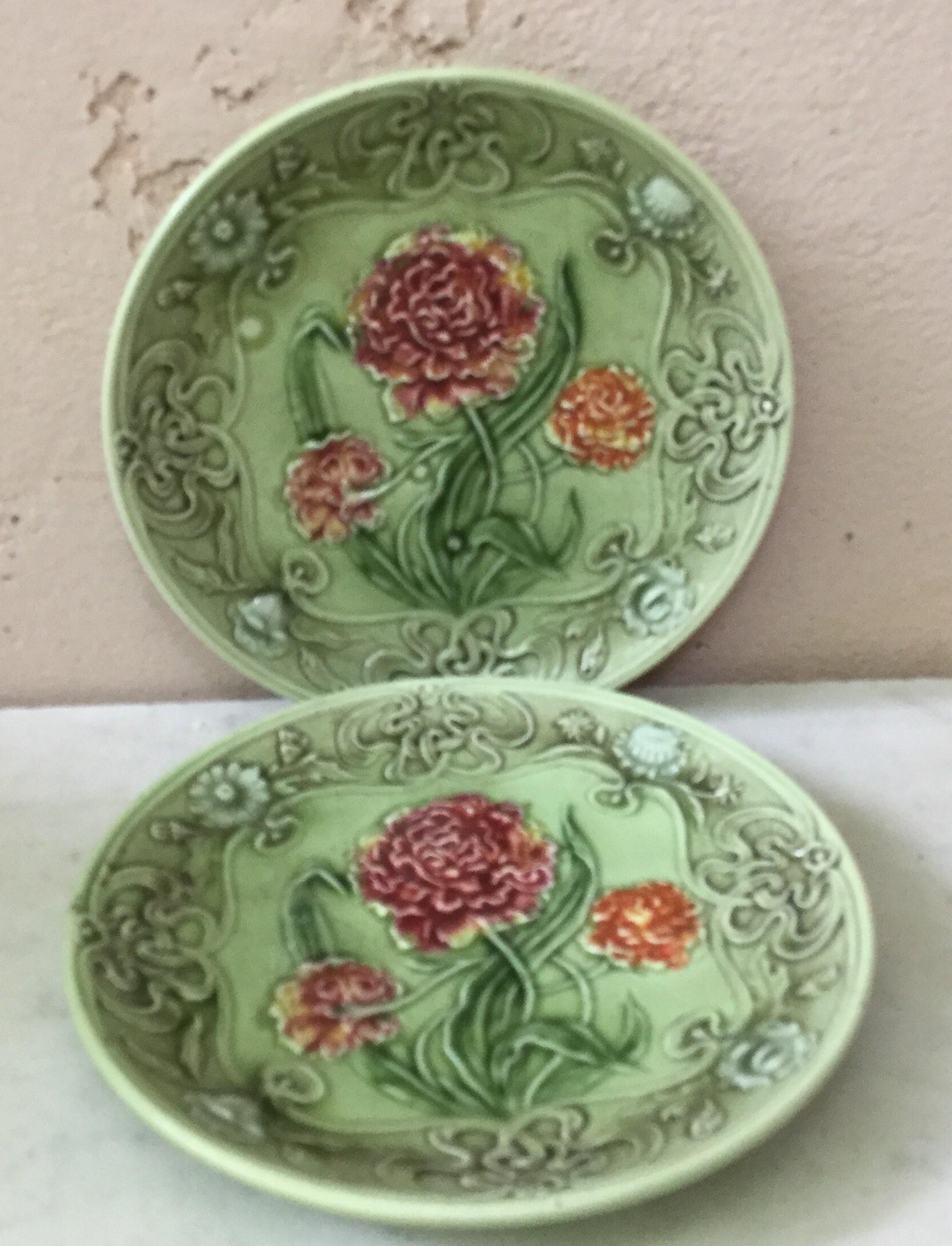 19th Century English Majolica Fans and Owls Platter In Good Condition For Sale In Austin, TX