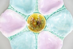 19th Century English Majolica Oyster Plate