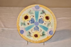 19th Century English Majolica Plate