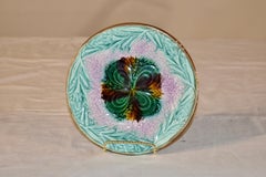19th Century English Majolica Plate