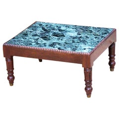 19th Century English Marble-Top Coffee Table