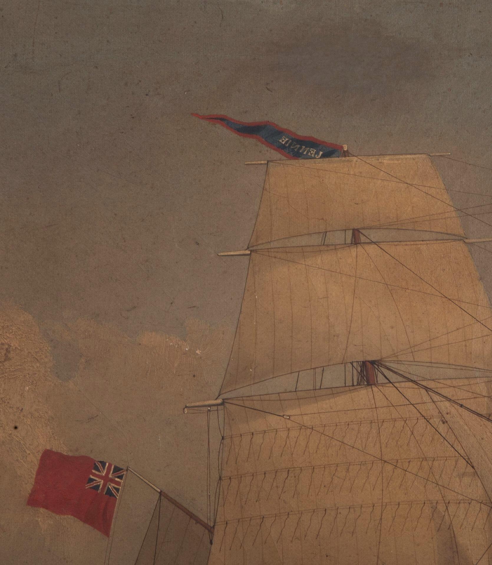 Dipinto Pittura ad olio di Marin del 19° secolo inglese in vendita