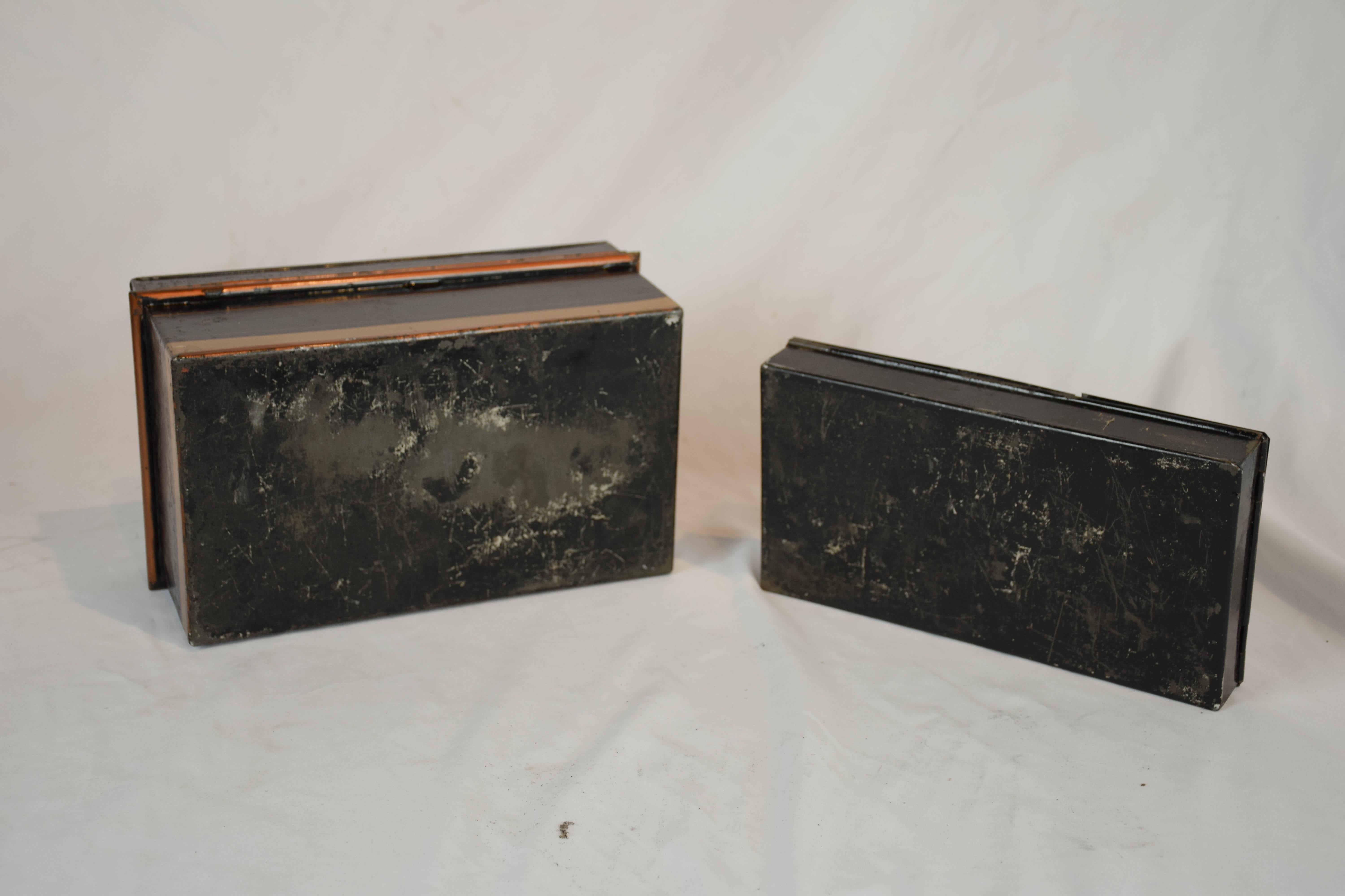 19th Century English Metal Cash Box 6