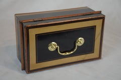 19th Century English Metal Cash Box
