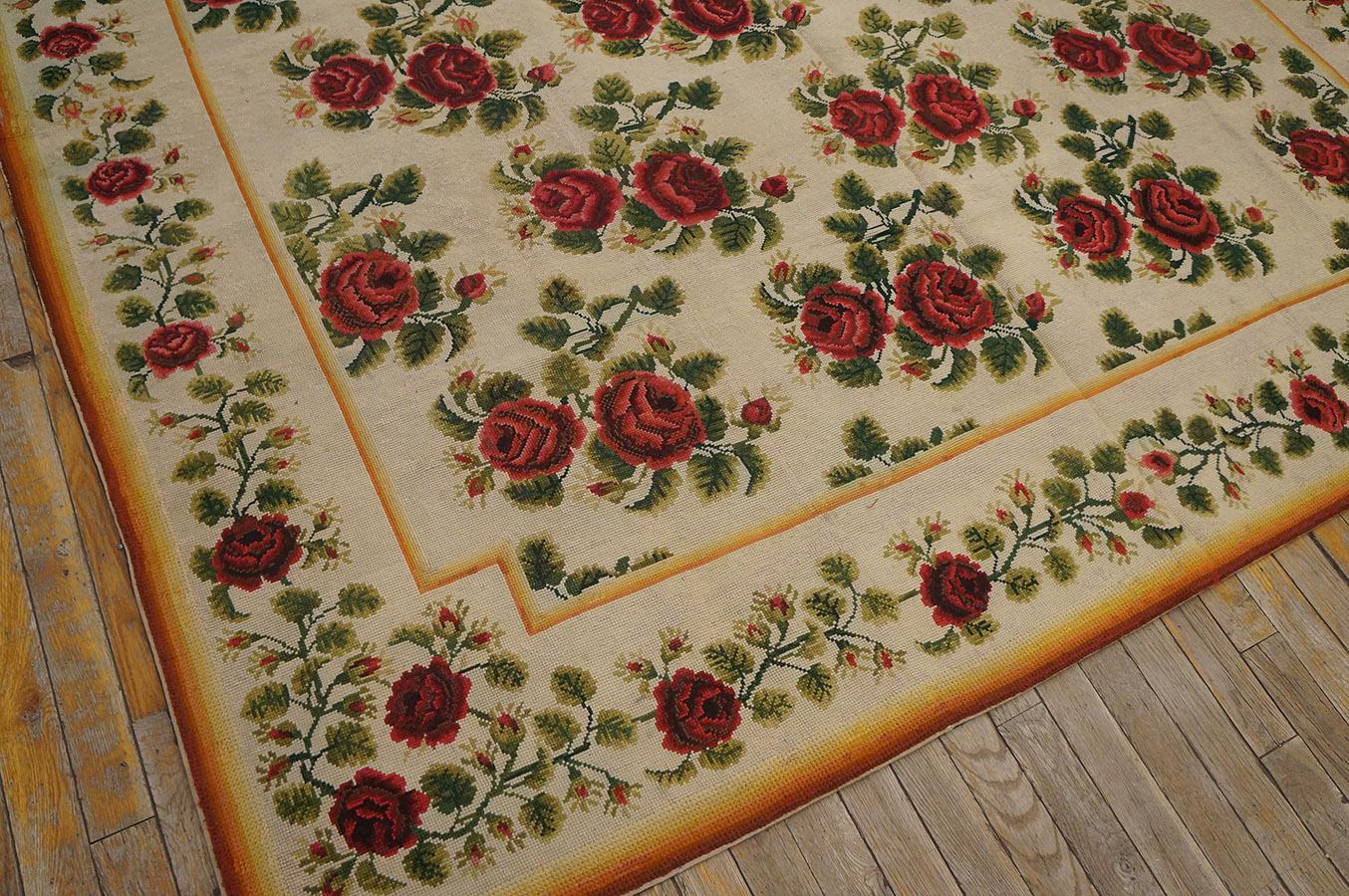 19th Century English Needlepoint Carpet ( 6'10