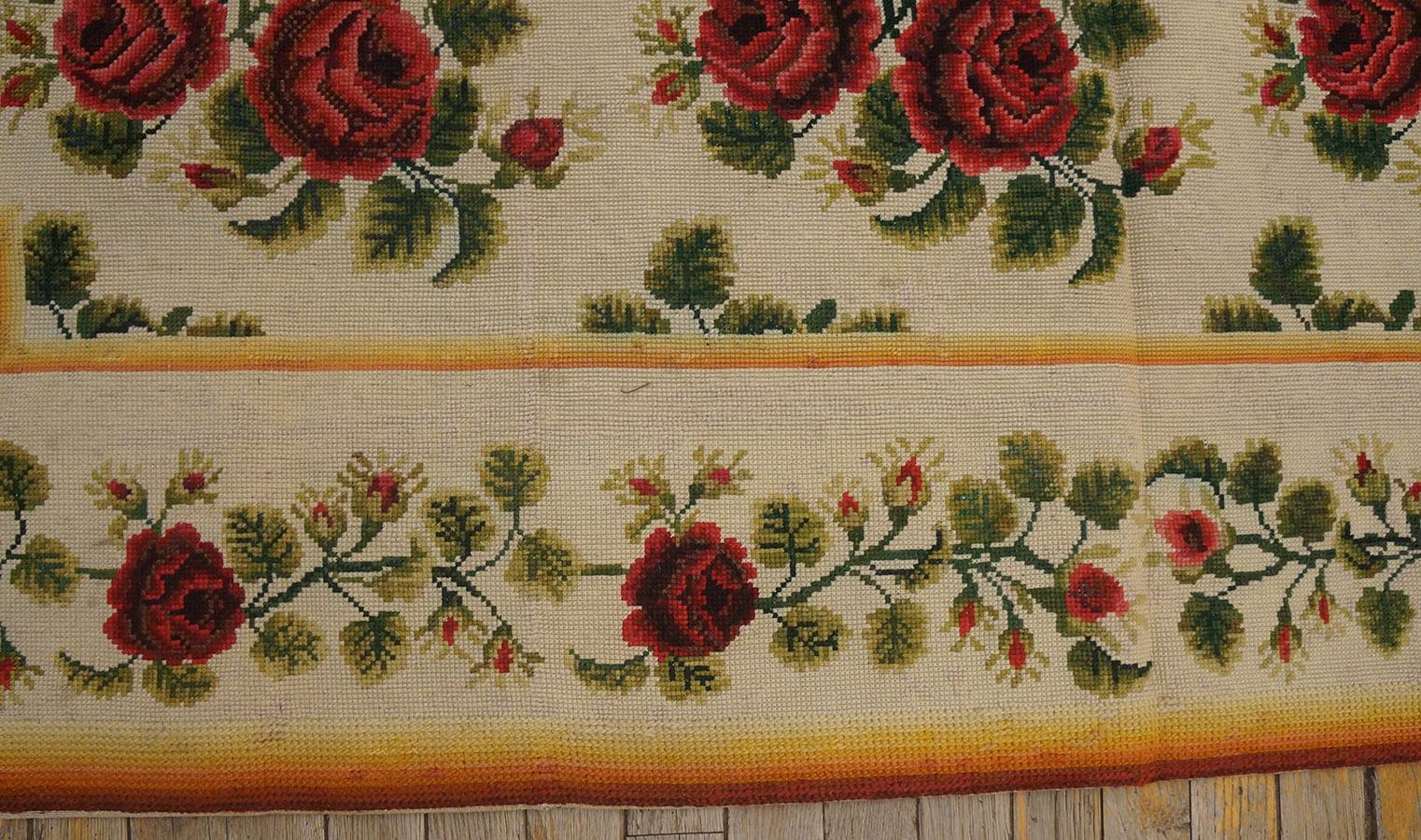 19th Century English Needlepoint Carpet ( 6'10
