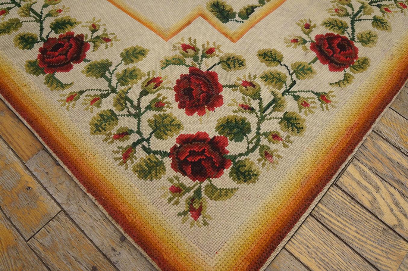 19th Century English Needlepoint Carpet ( 6'10