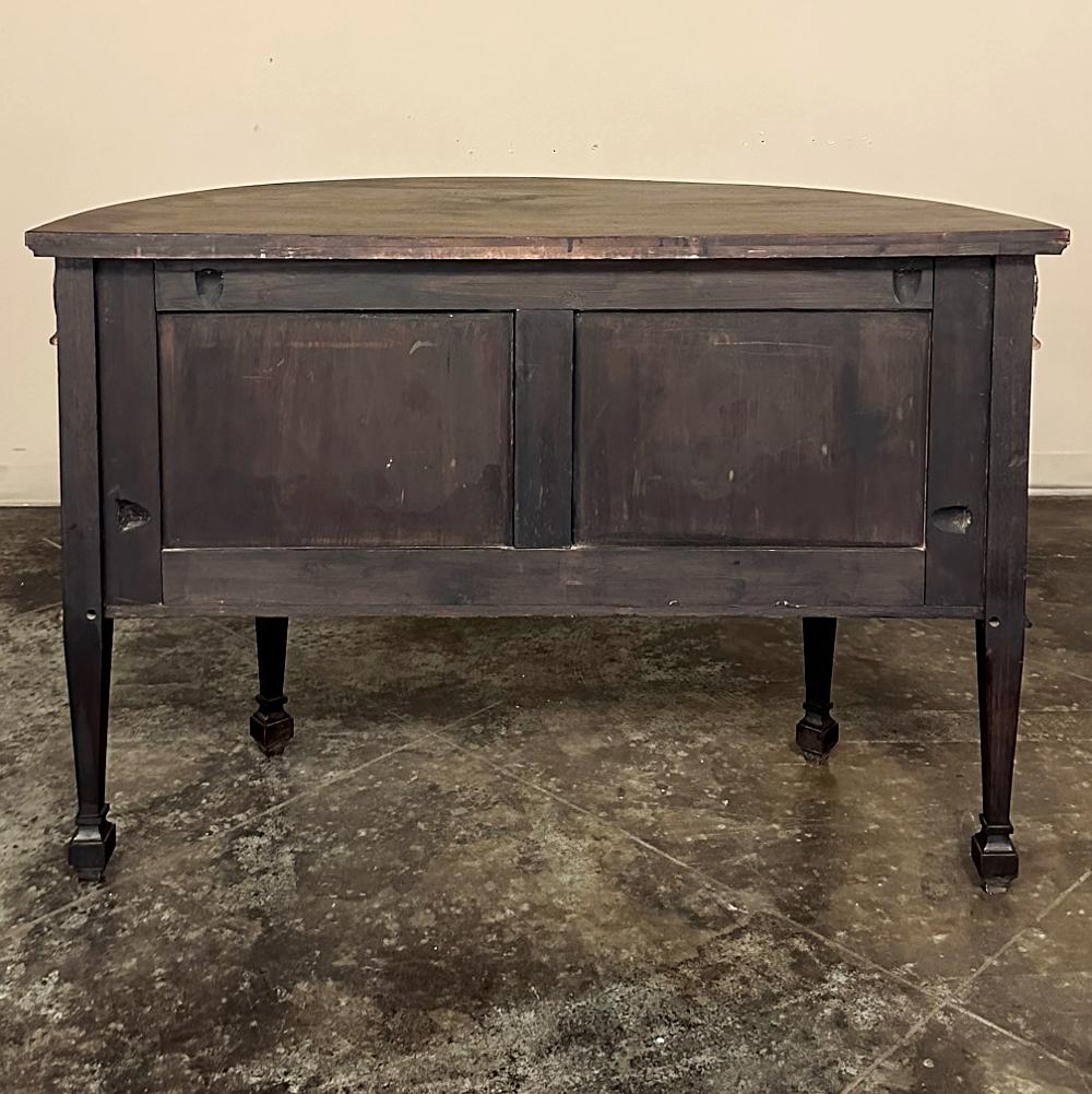 Buffet Demilune neoclassico inglese del XIX secolo, 1890 circa in vendita 8
