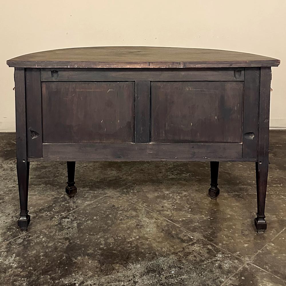 19th Century English Neoclassical Demilune Buffet, circa 1890 For Sale 10