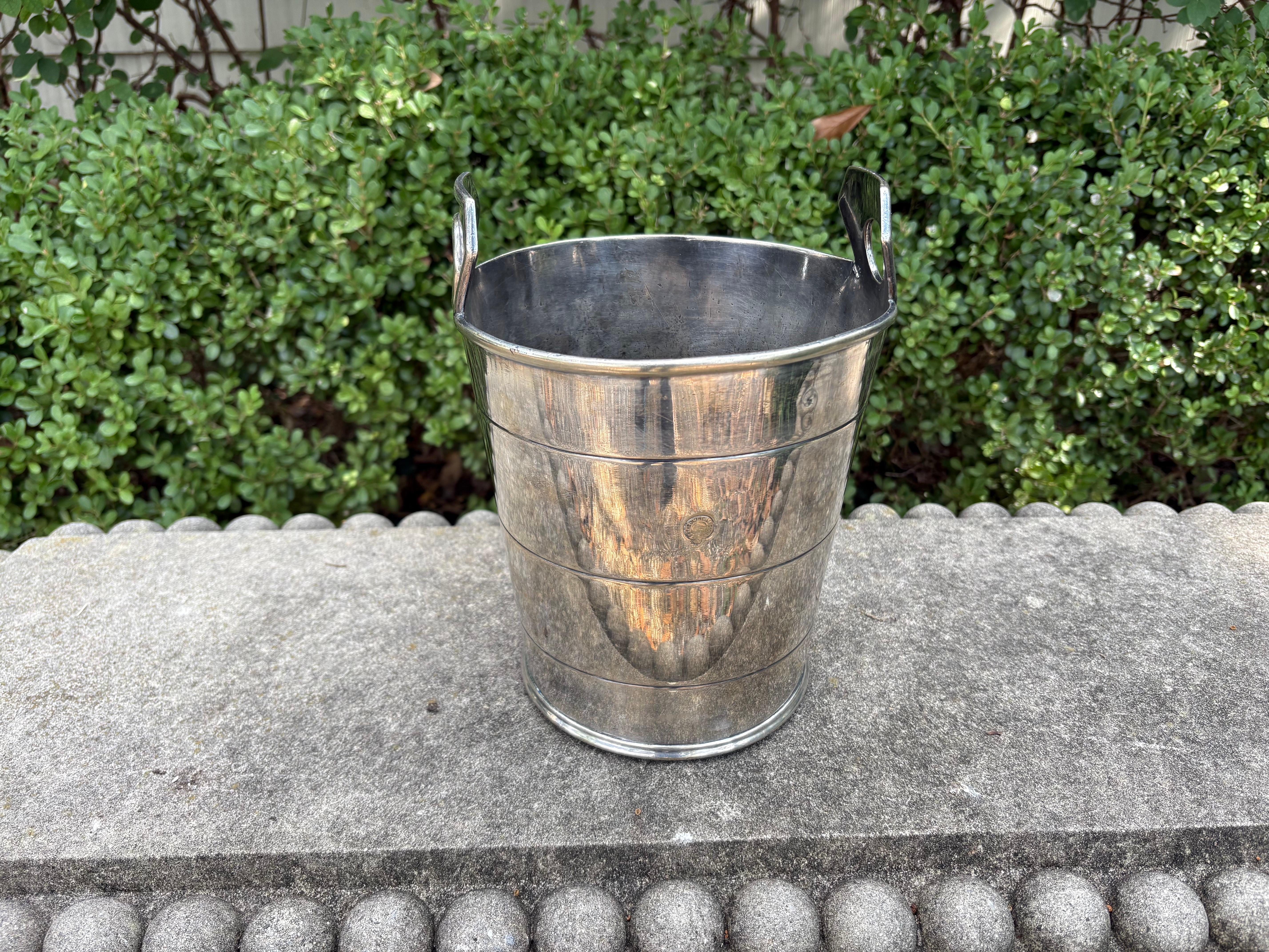 19th Century English Nickel Silver Champagne Bucket For Sale 3