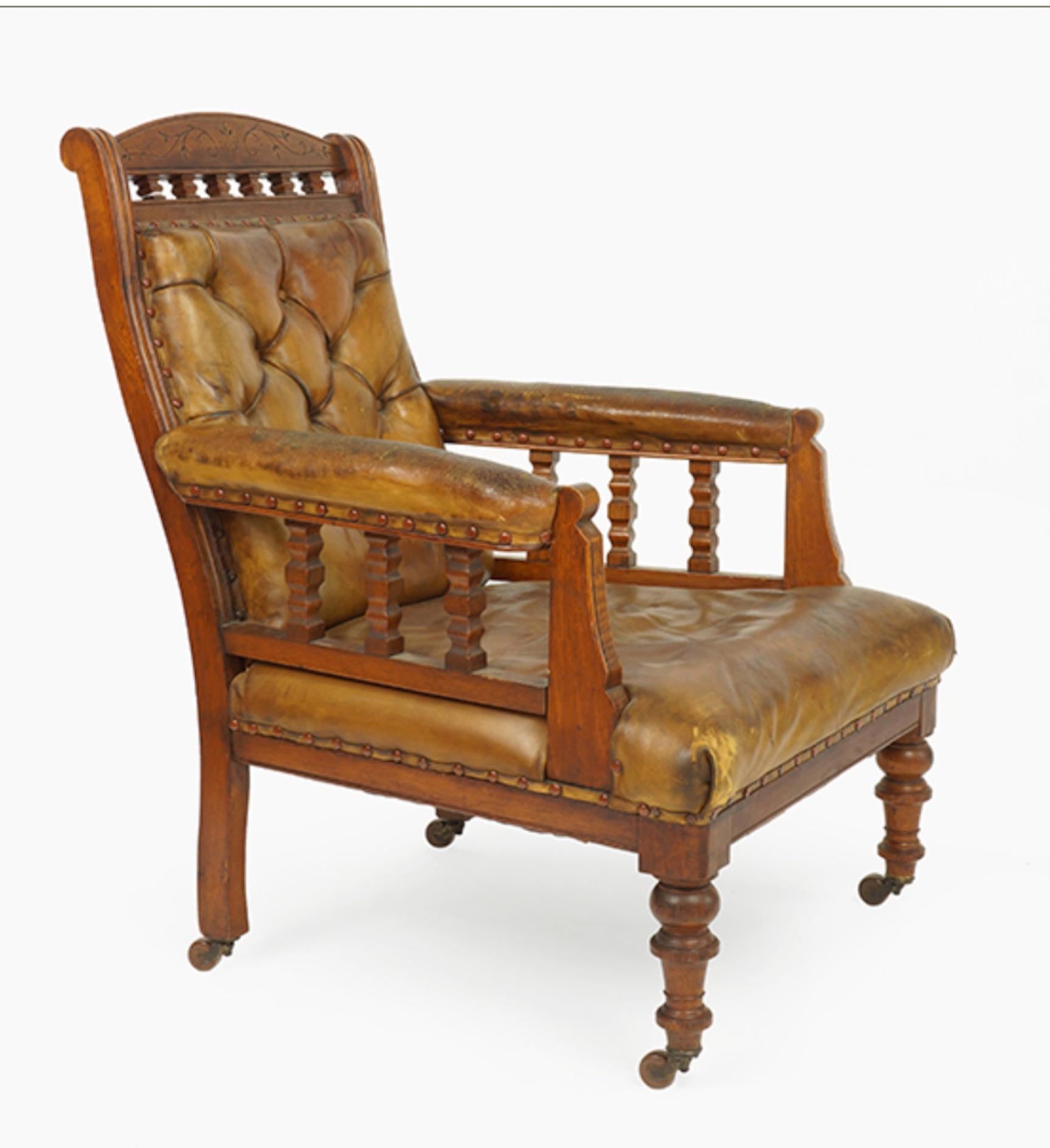 english library chair