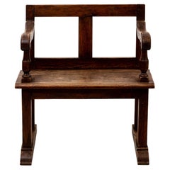 19th Century English Oak Bench