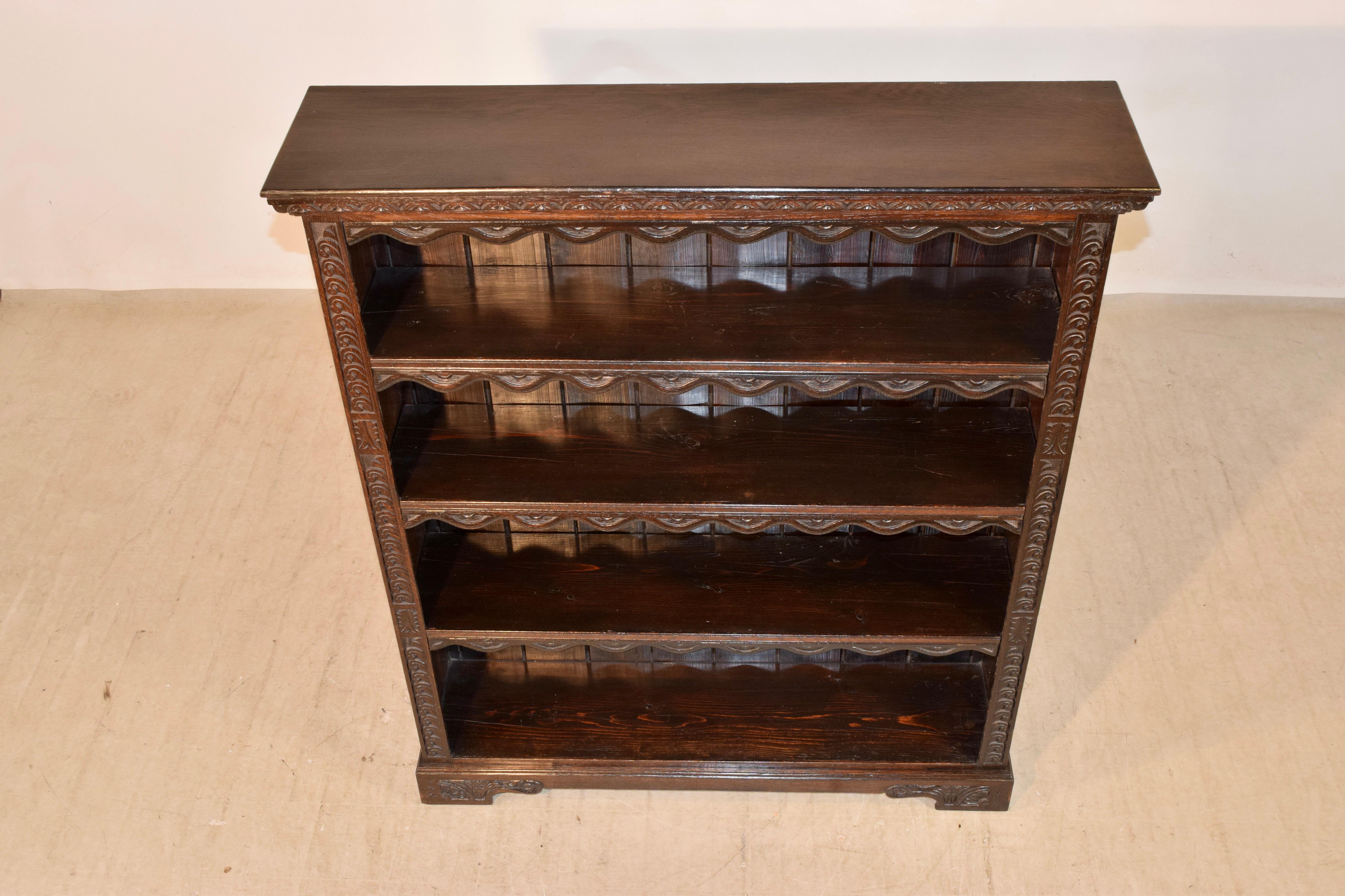 19th Century English Oak Bookcase 5