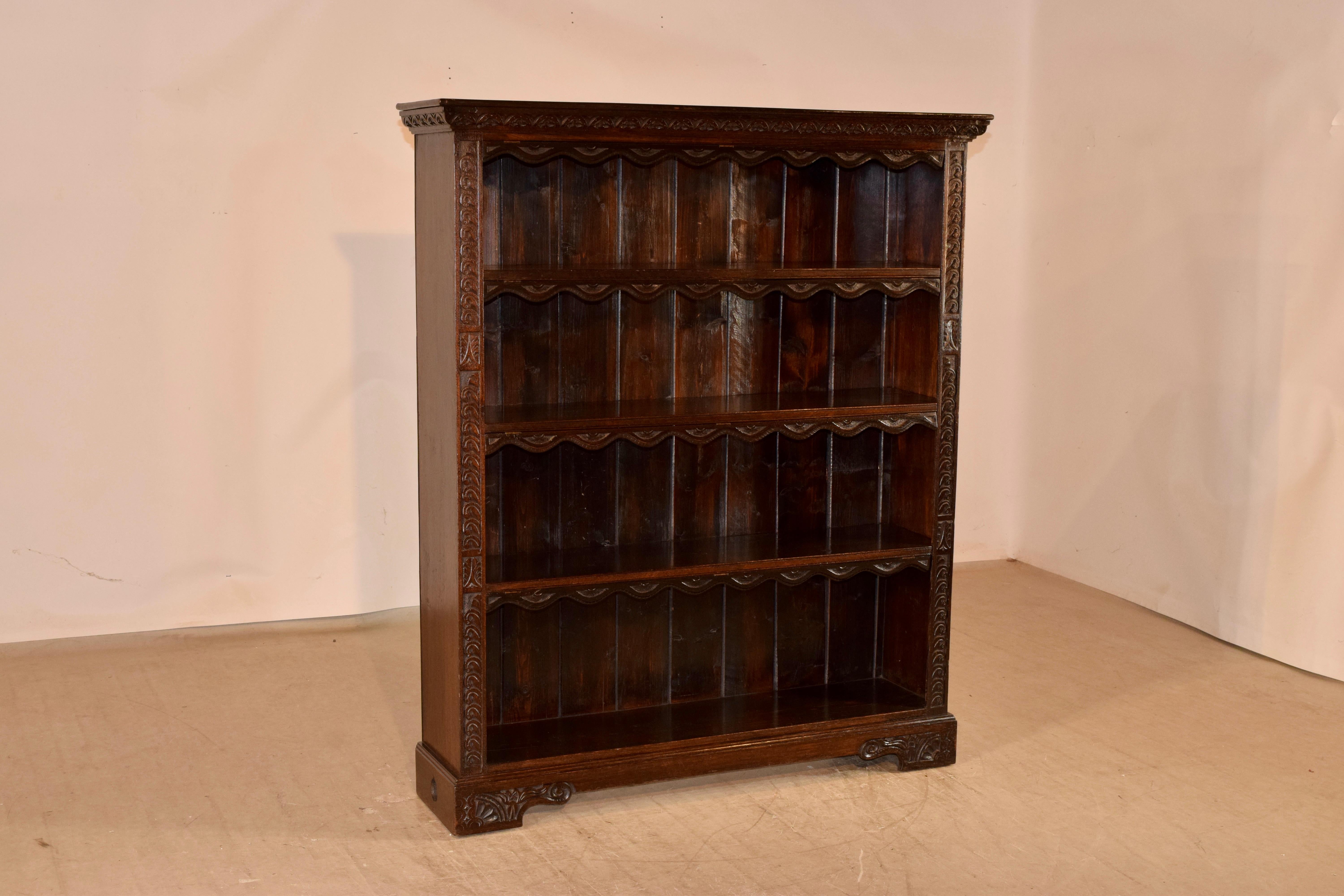 Victorian 19th Century English Oak Bookcase