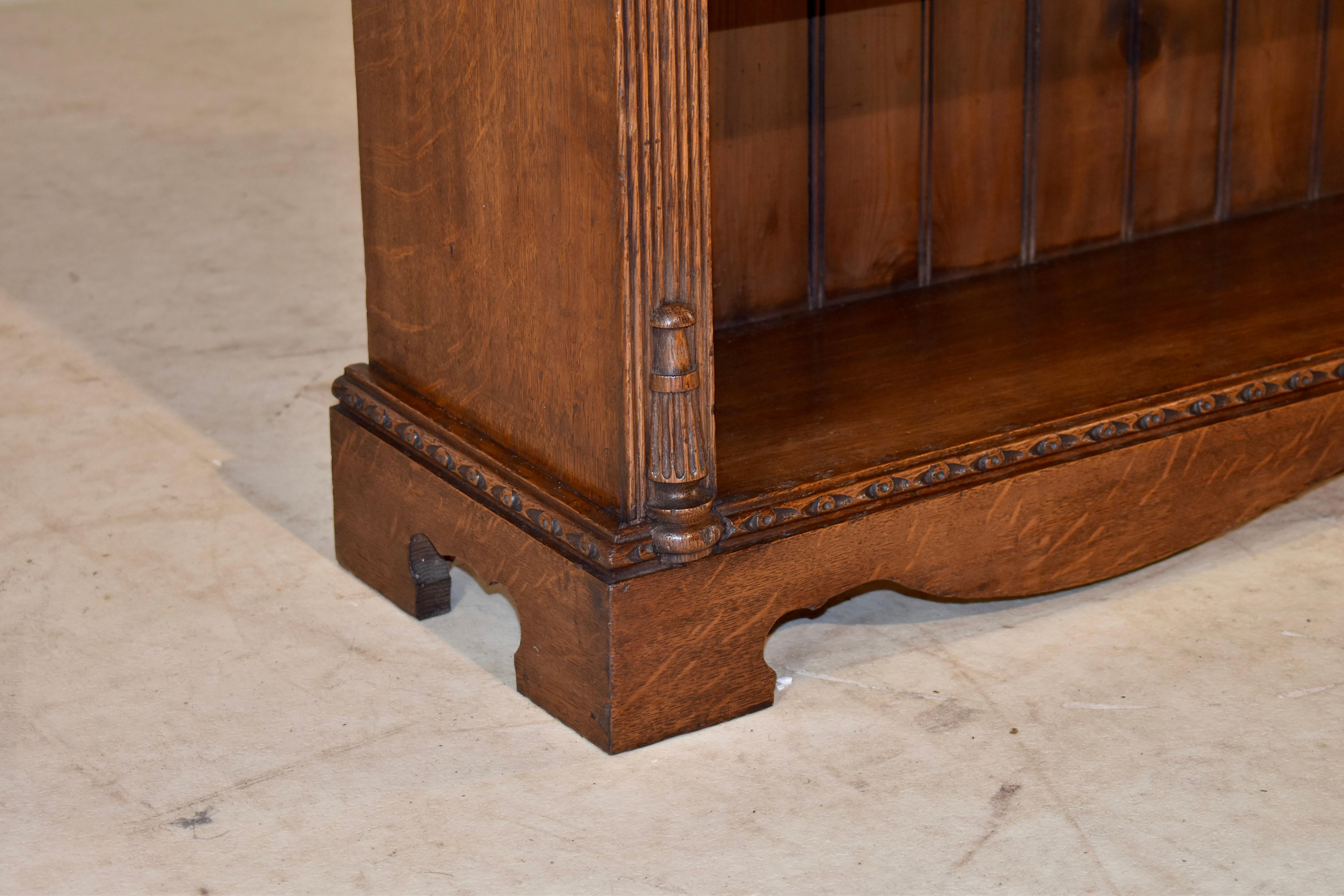 Libreria inglese del XIX secolo in Oak In condizioni buone a High Point, NC