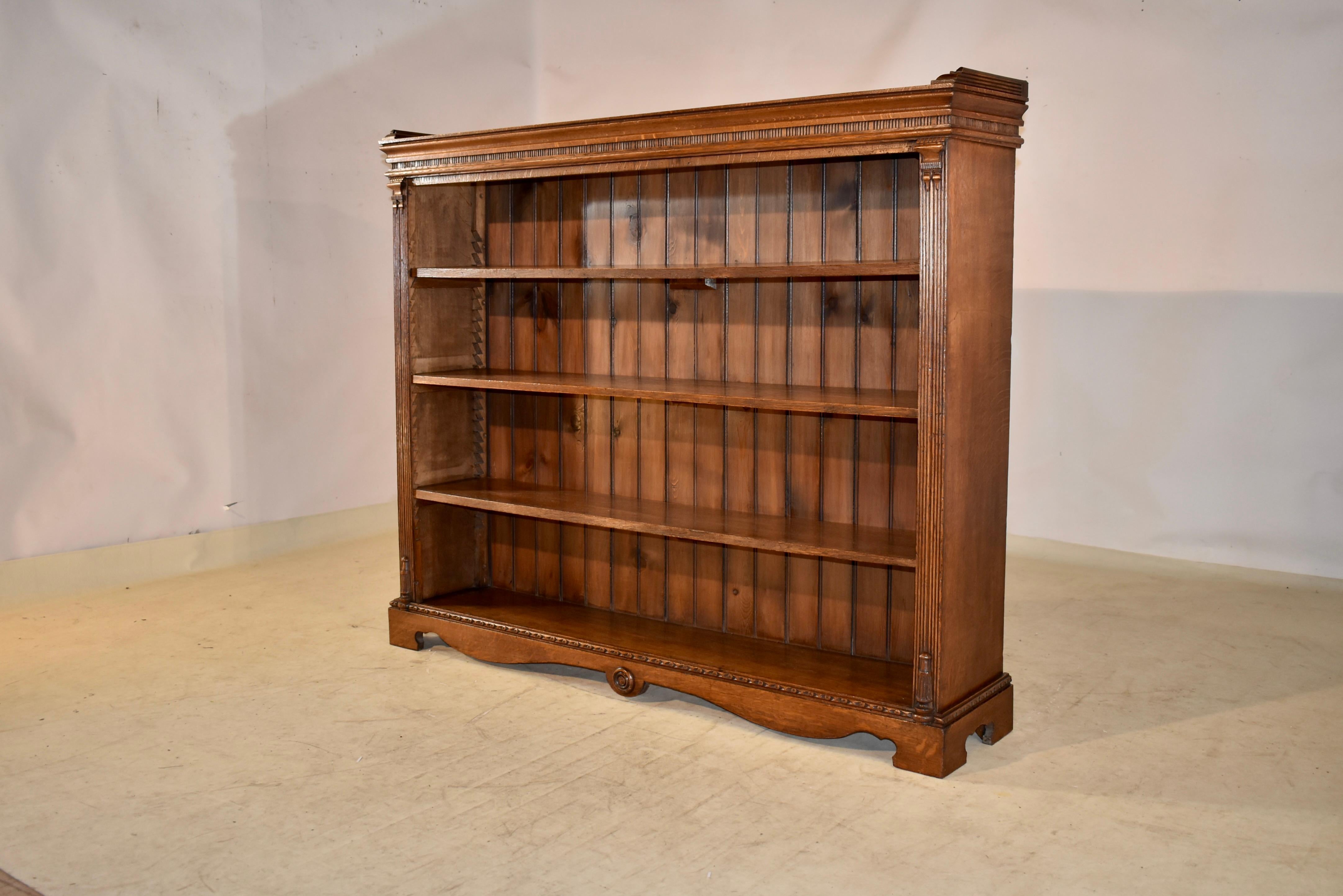 19th Century English Oak Bookcase For Sale 3