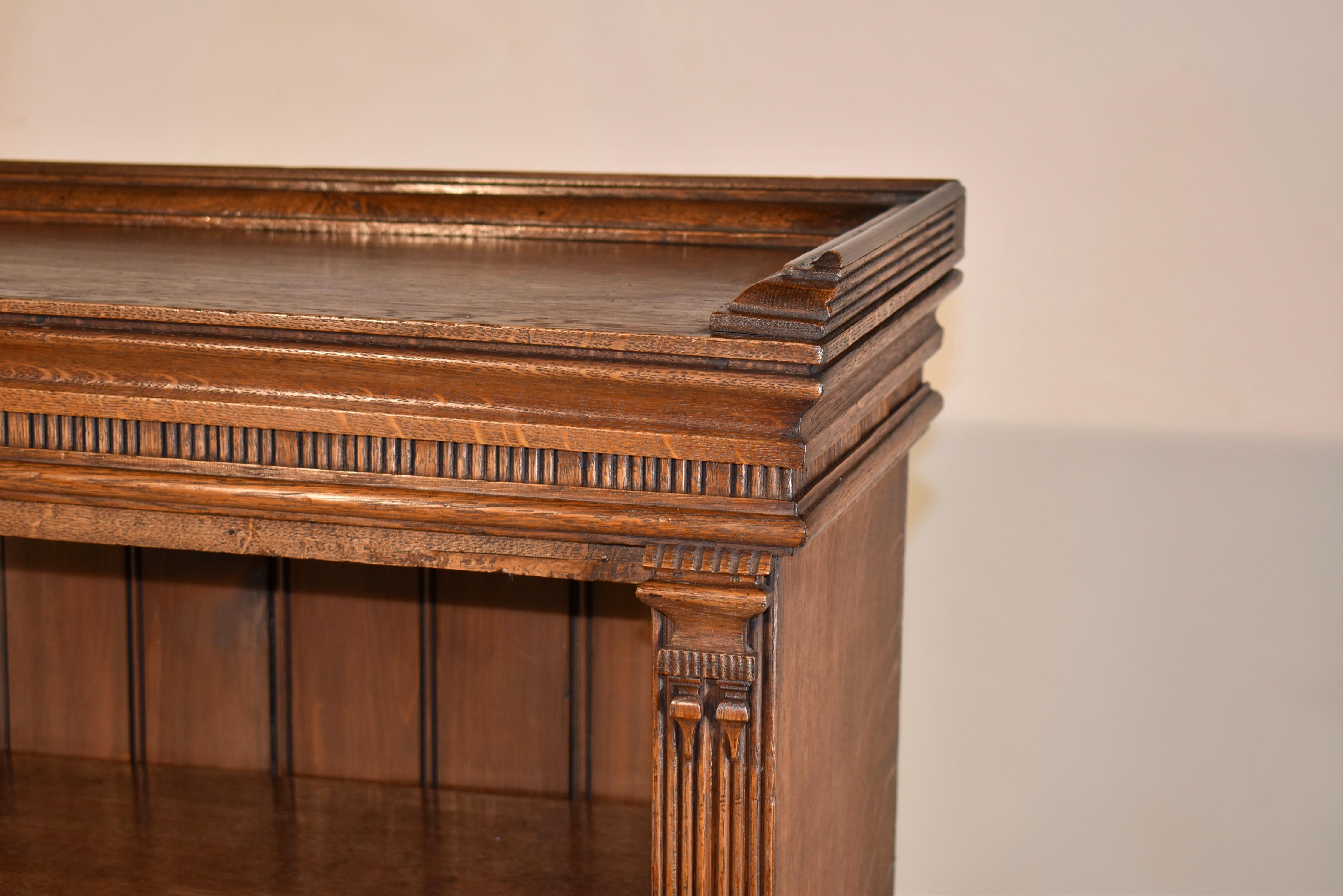 19th Century English Oak Bookcase For Sale 4