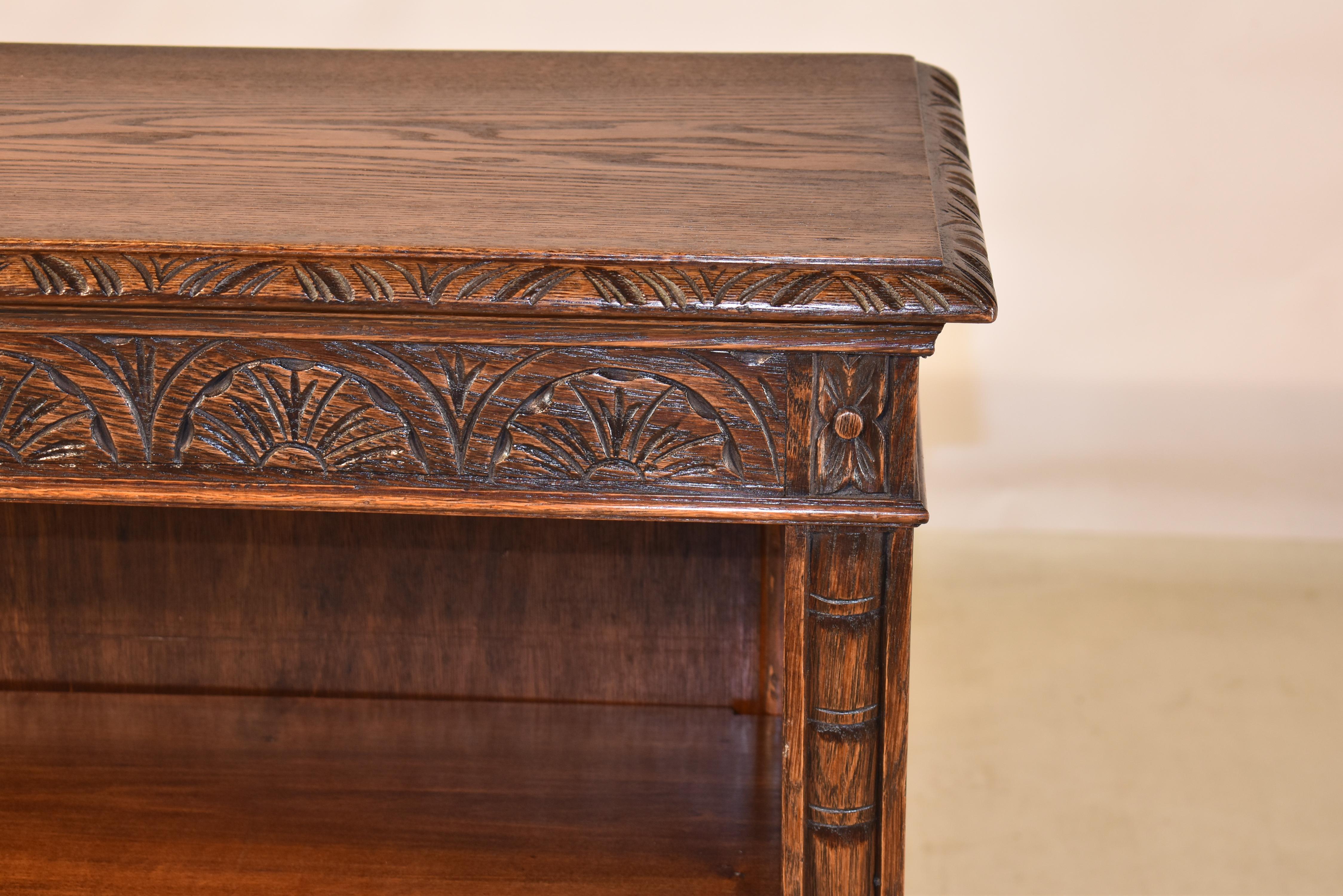 19th Century English Oak Bookcase For Sale 4