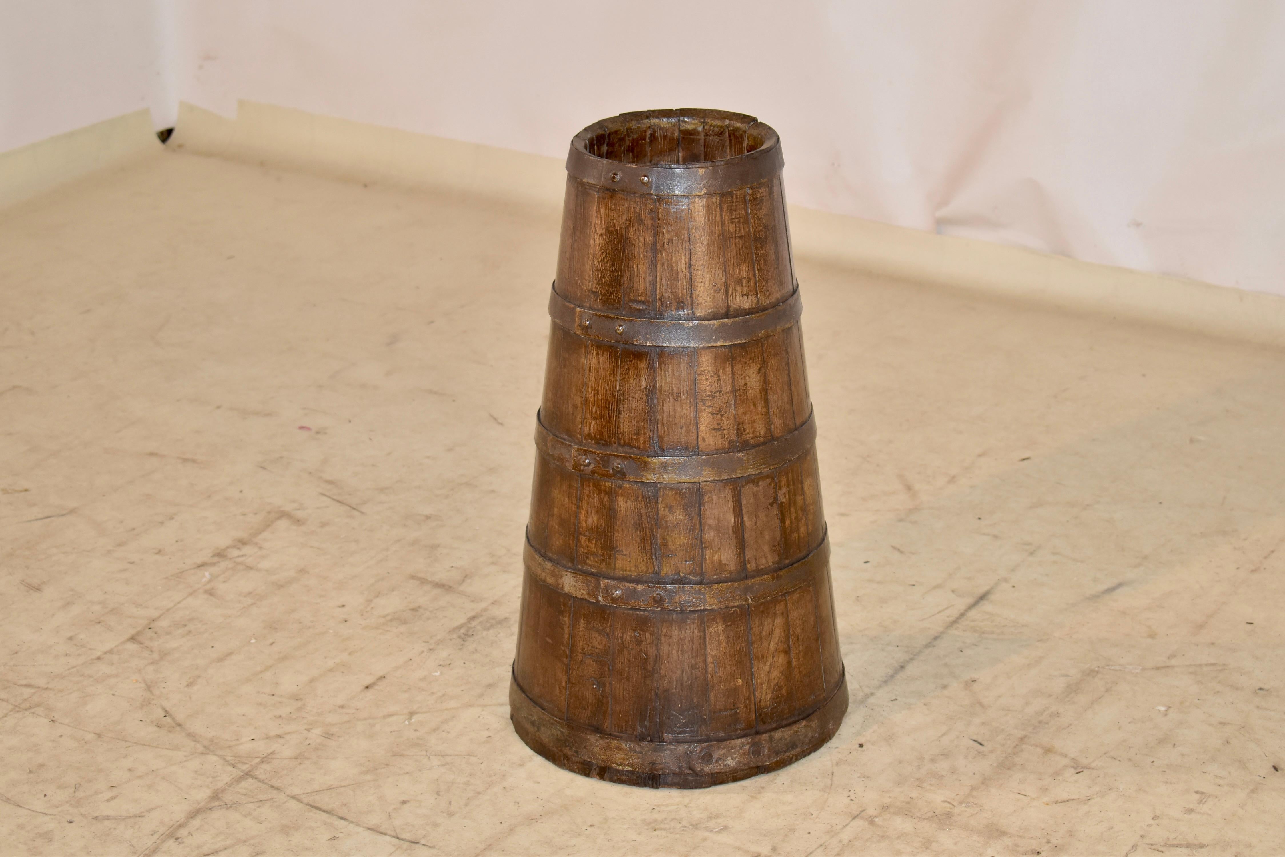 19th Century English Oak Cane or Umbrella Stand In Good Condition In High Point, NC