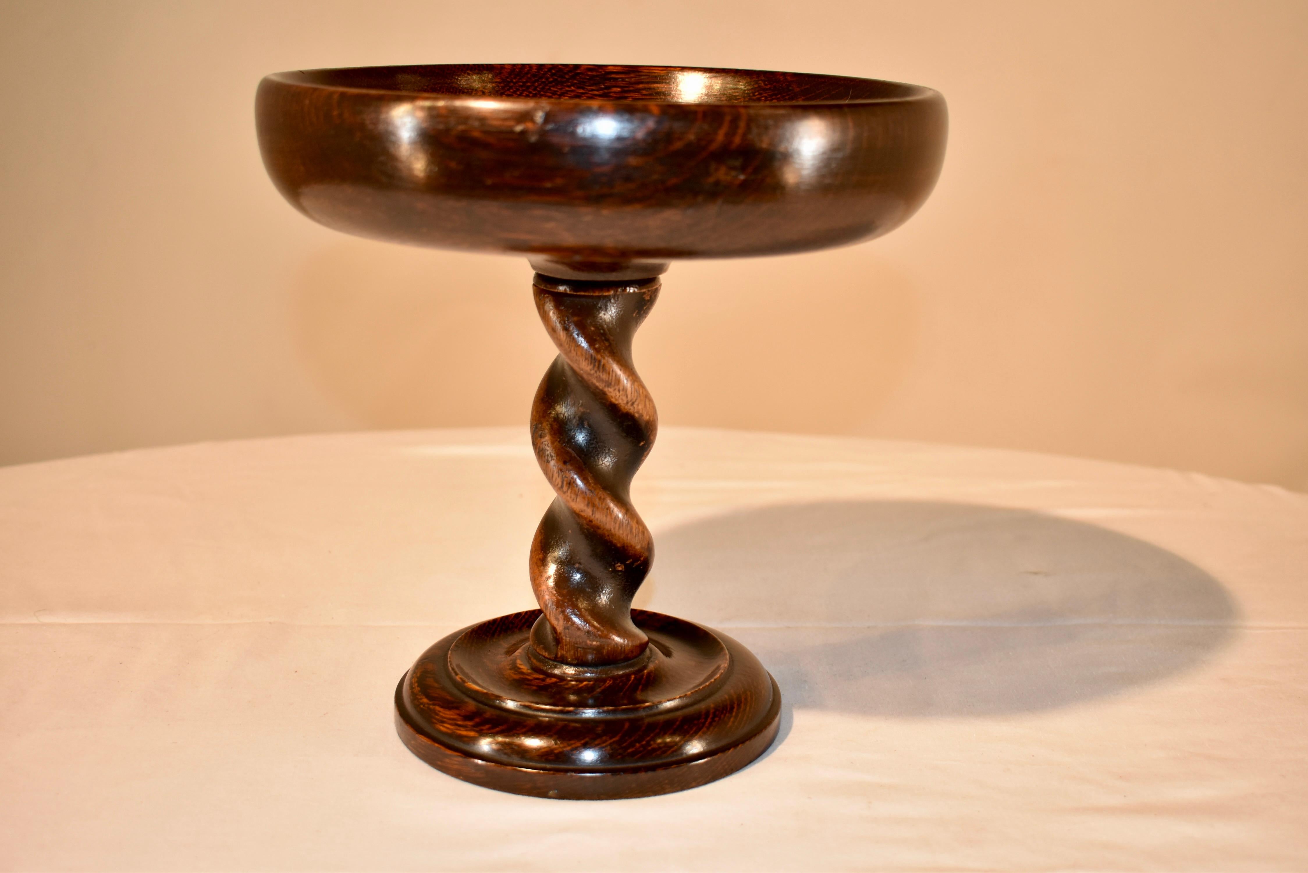 19th Century English Oak Compote 3