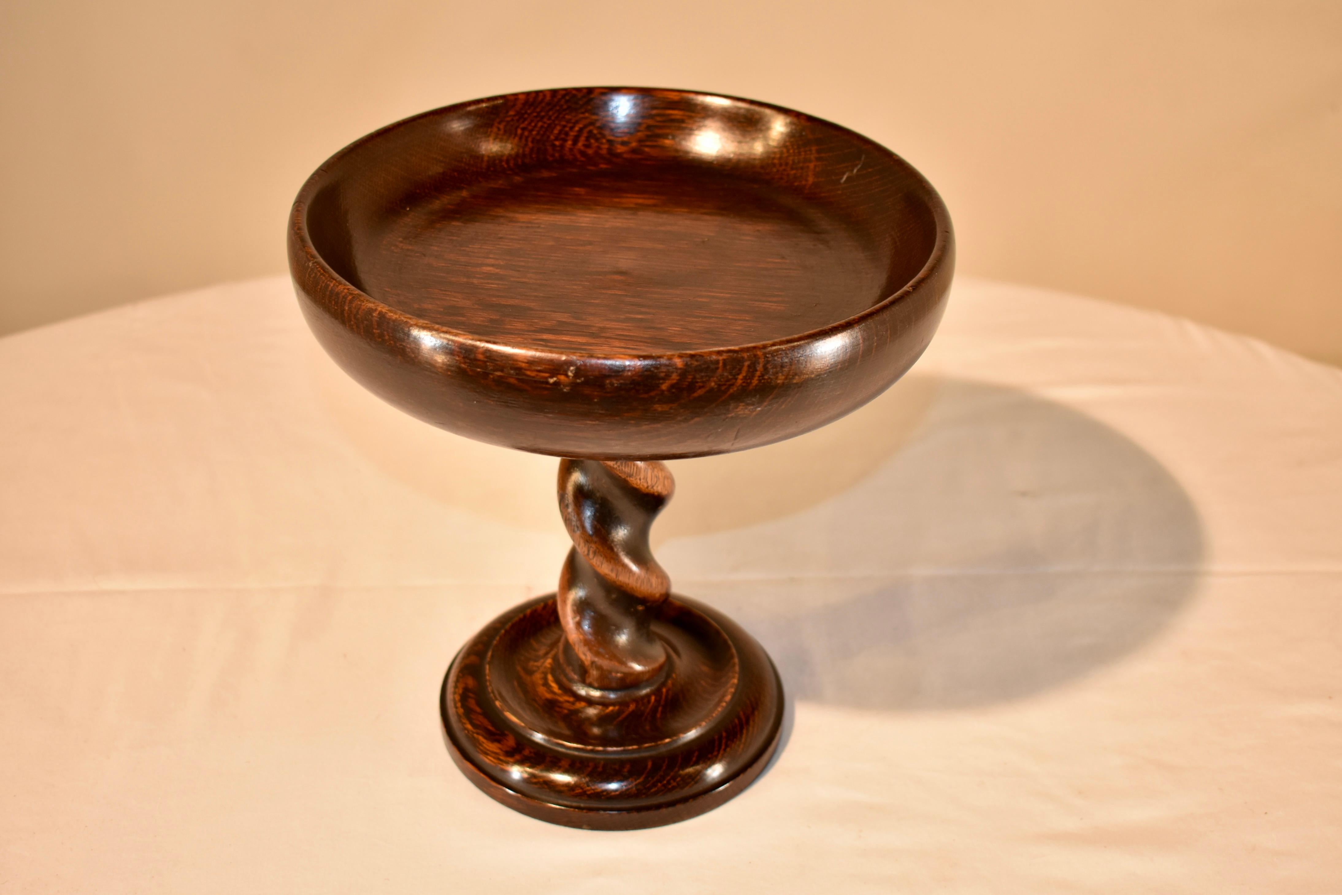 19th Century English Oak Compote 4