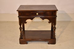 19th Century English Oak Console or Side Table