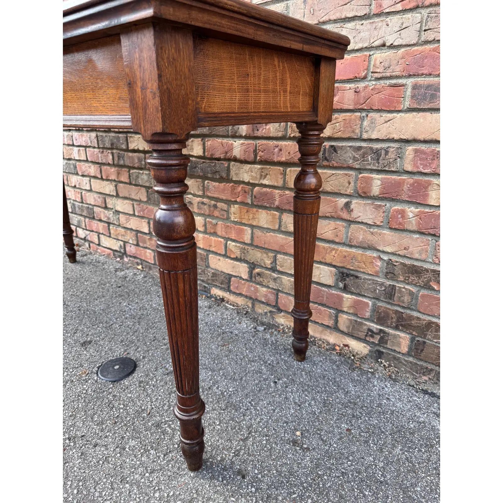 Table d'appoint à console en chêne anglais du XIXe siècle en vente 3