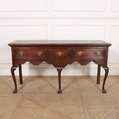 19th Century English Oak Dresser Base