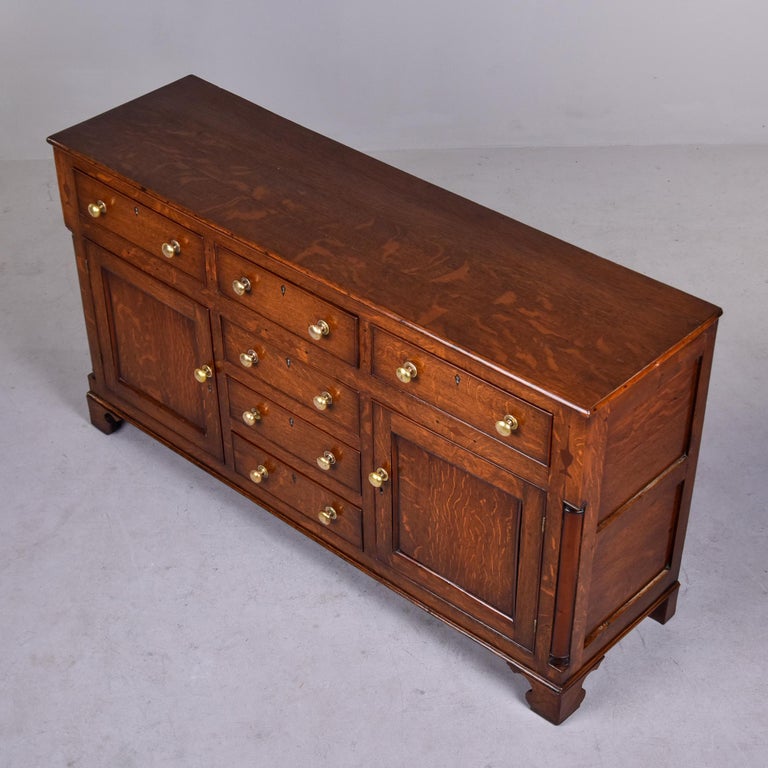 19th Century English Oak Dresser Base at 1stDibs