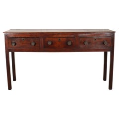 19th Century English Oak Dresser Base