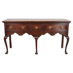 19th Century English Oak Dresser Base