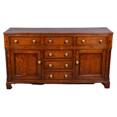 19th Century English Oak Dresser Base