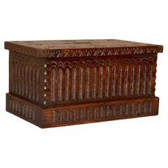 19th Century English Oak Dresser Box