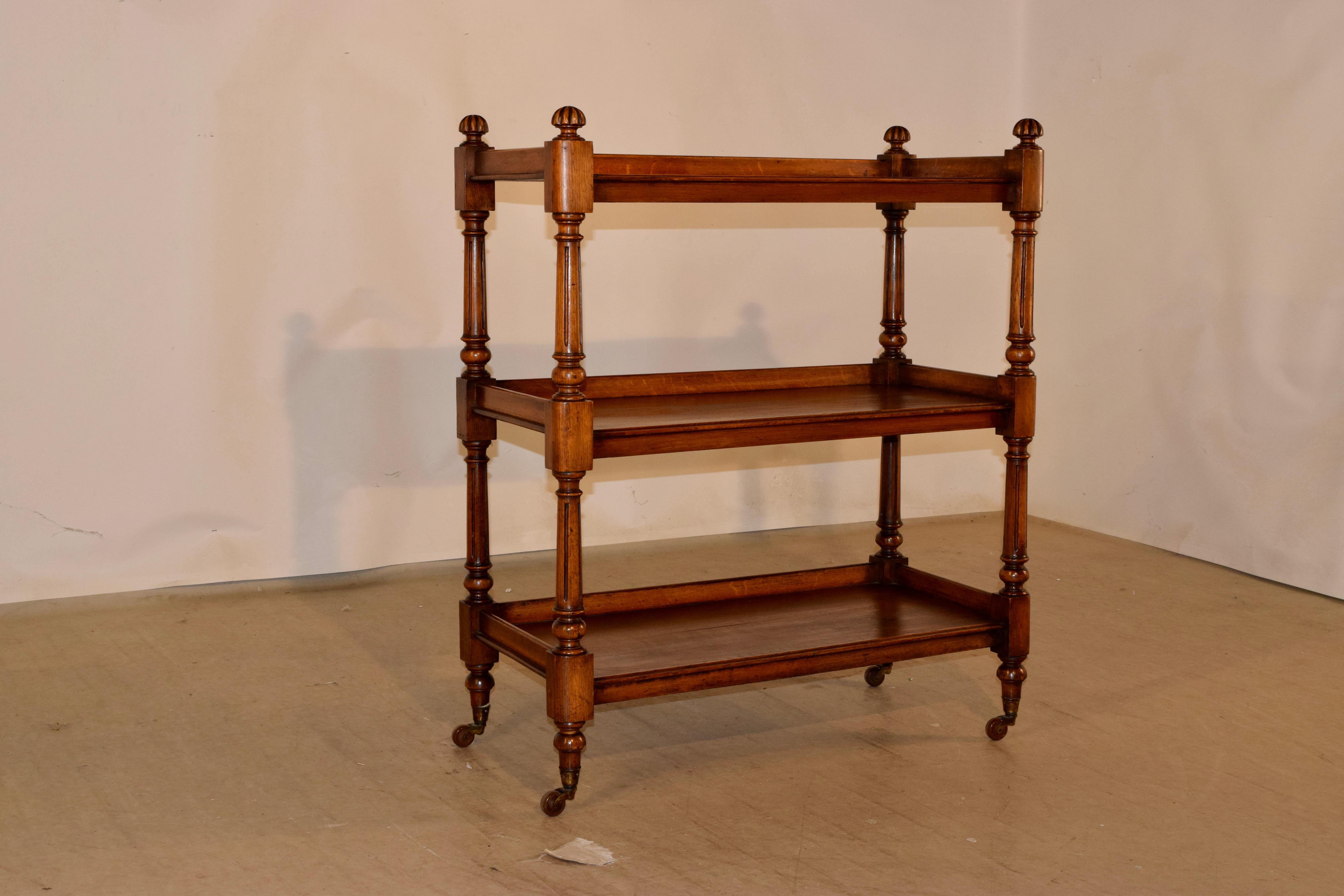 Victorian 19th Century English Oak Dumbwaiter