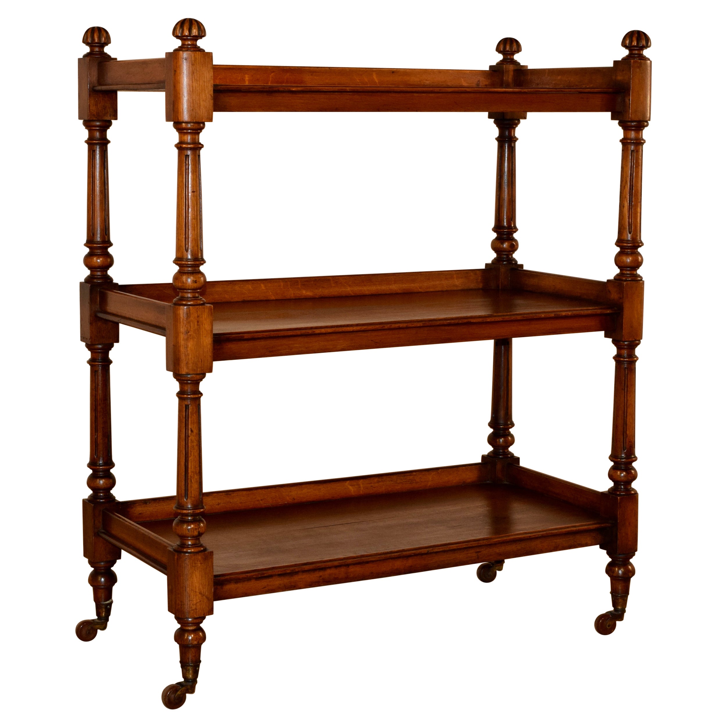 19th Century English Oak Dumbwaiter