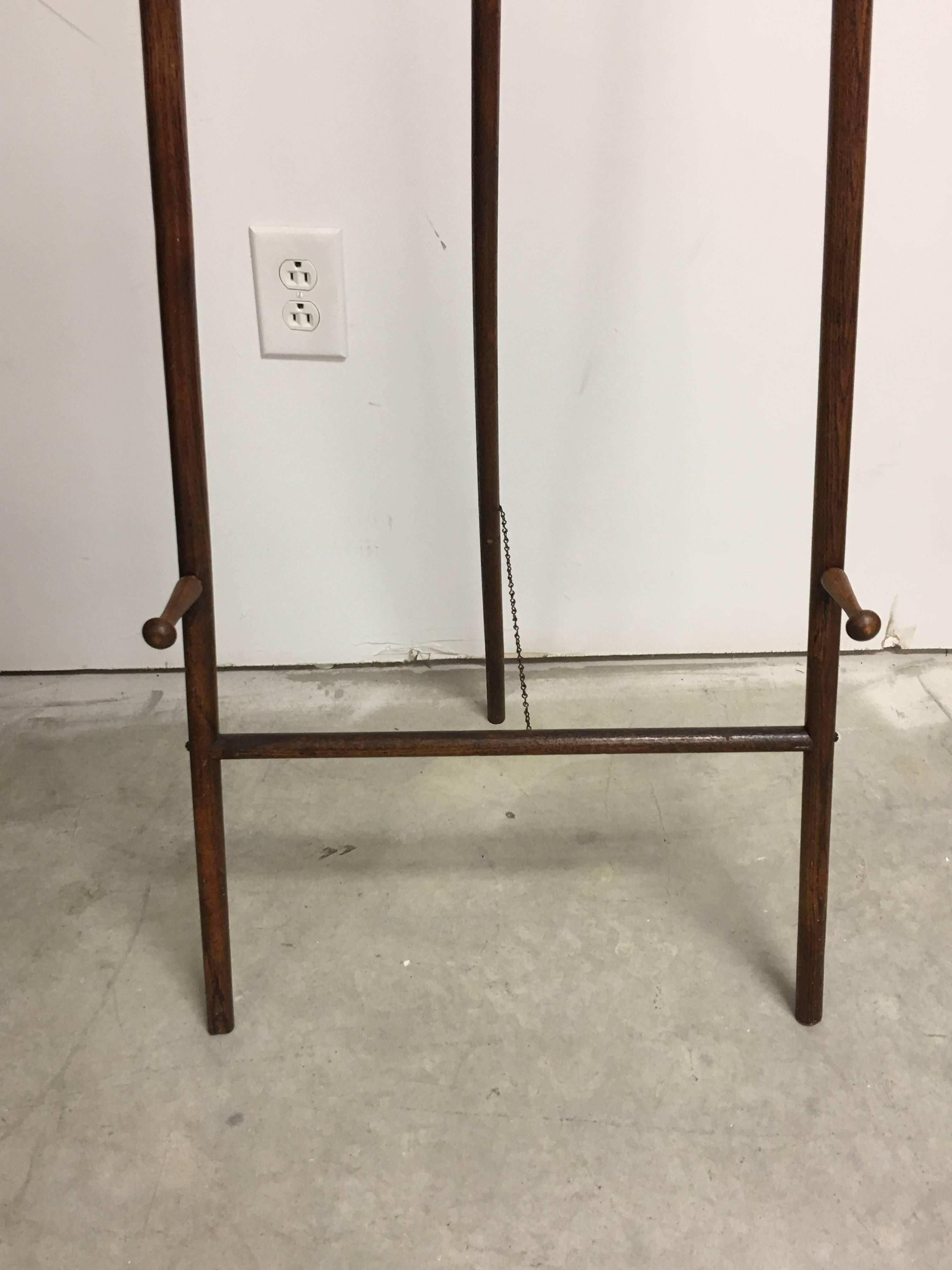 19th Century English Oak Easel In Good Condition For Sale In Richmond, VA