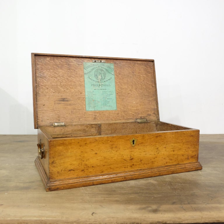 19th Century English Oak Gentleman’s Tool Chest at 1stDibs gentleman's tool chest