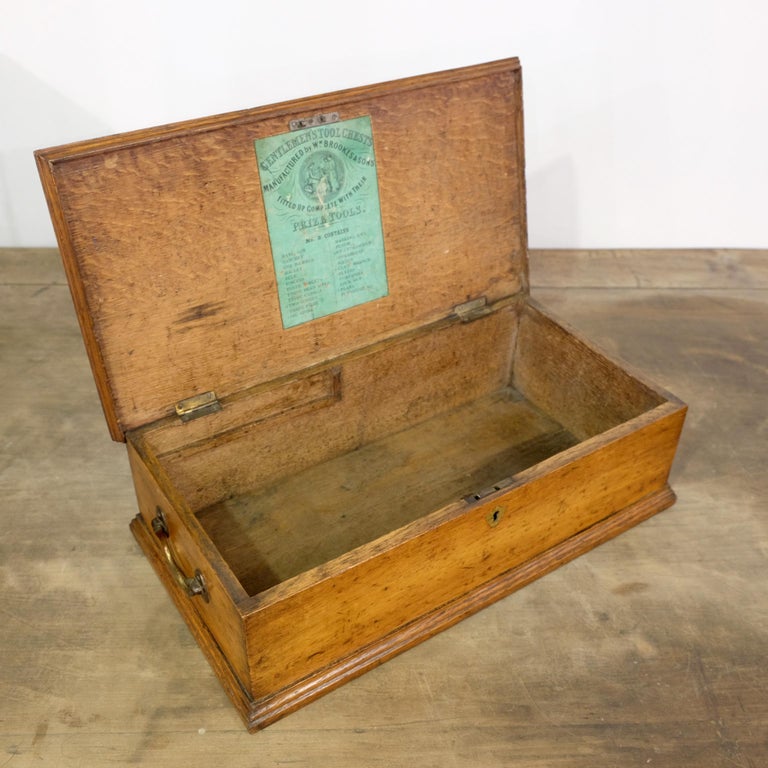 19th Century English Oak Gentleman’s Tool Chest at 1stDibs gentleman