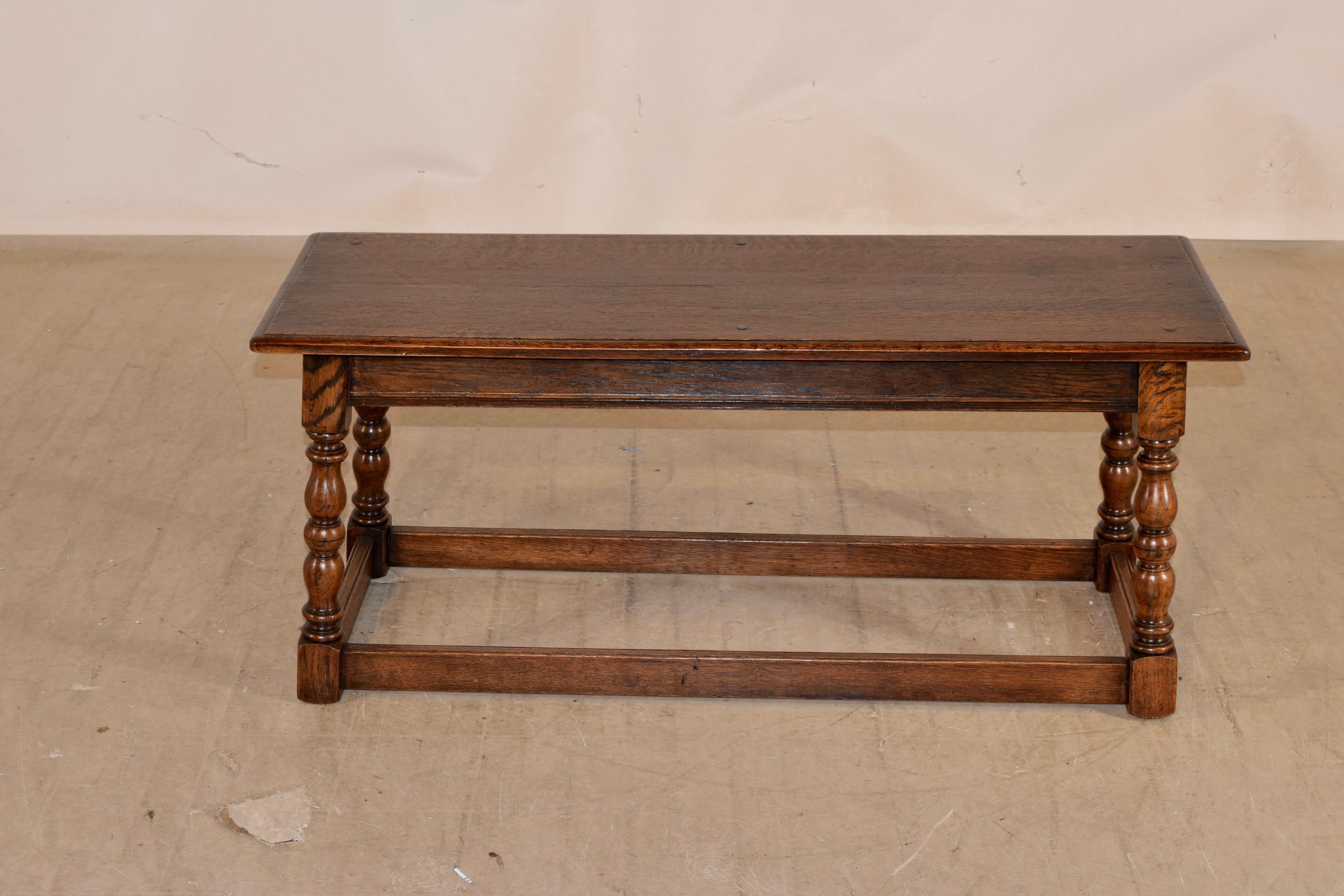 Victorian 19th Century English Oak Joint Bench