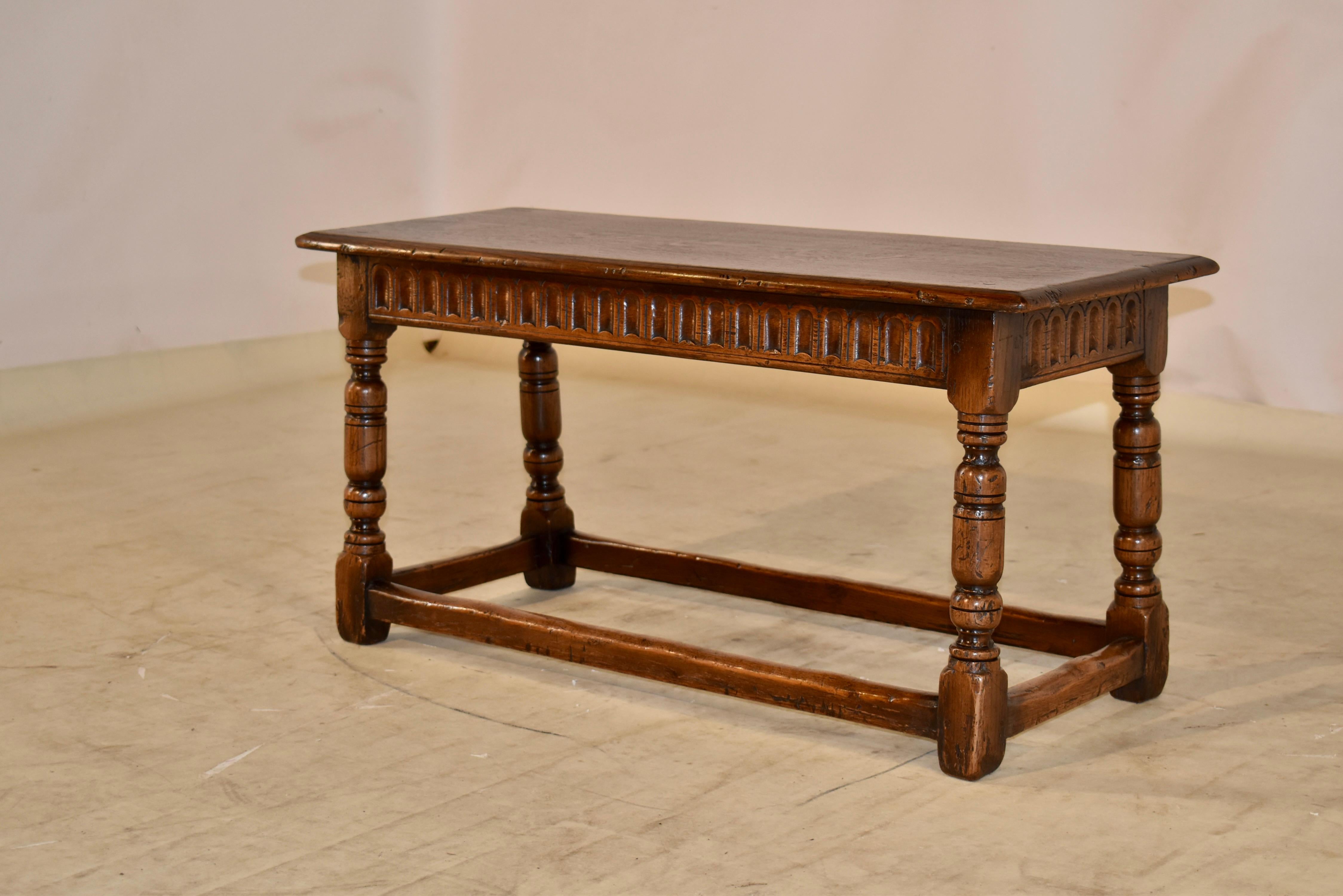 19th Century English Oak Joint Bench For Sale 2