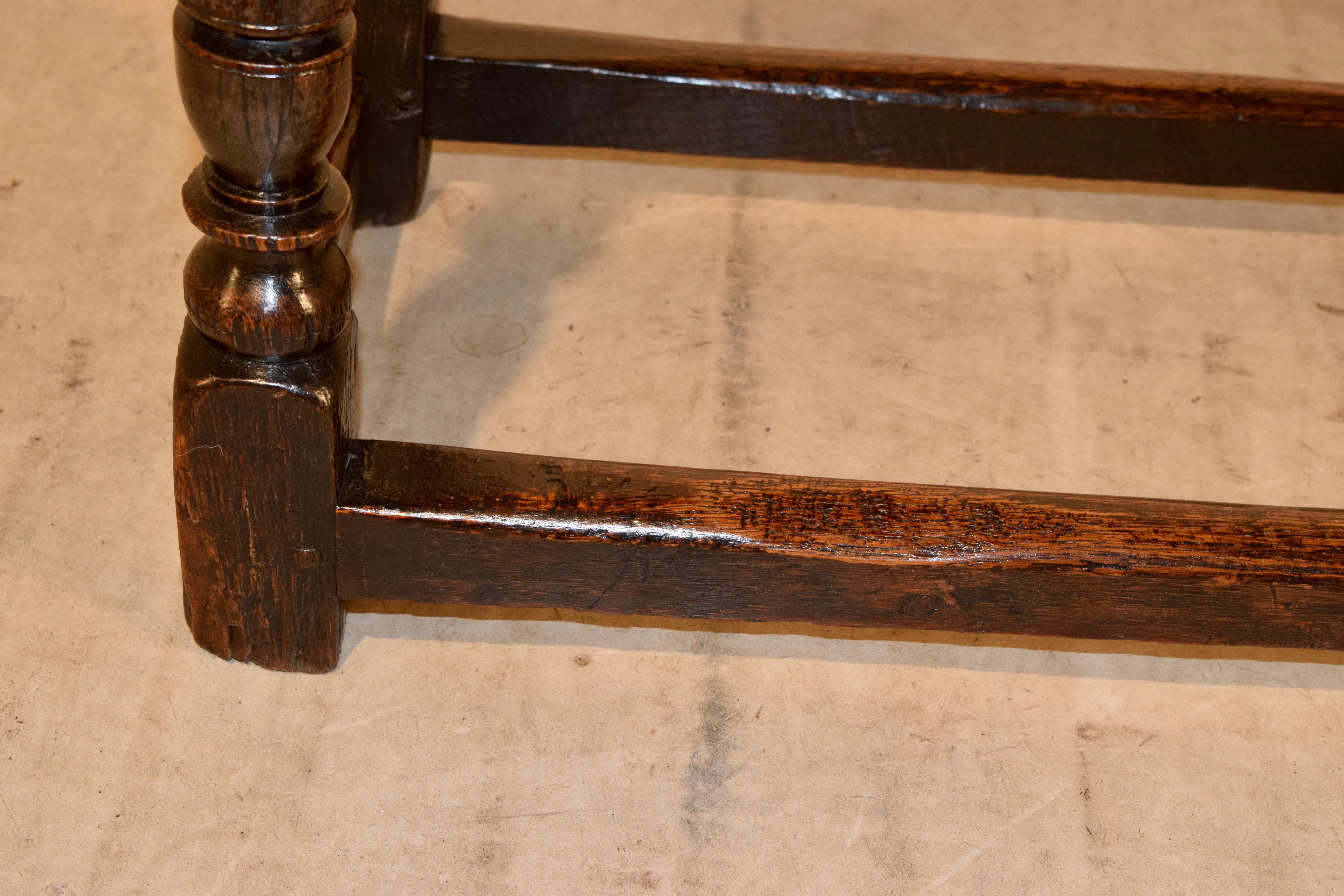 19th Century English Oak Joint Bench 3