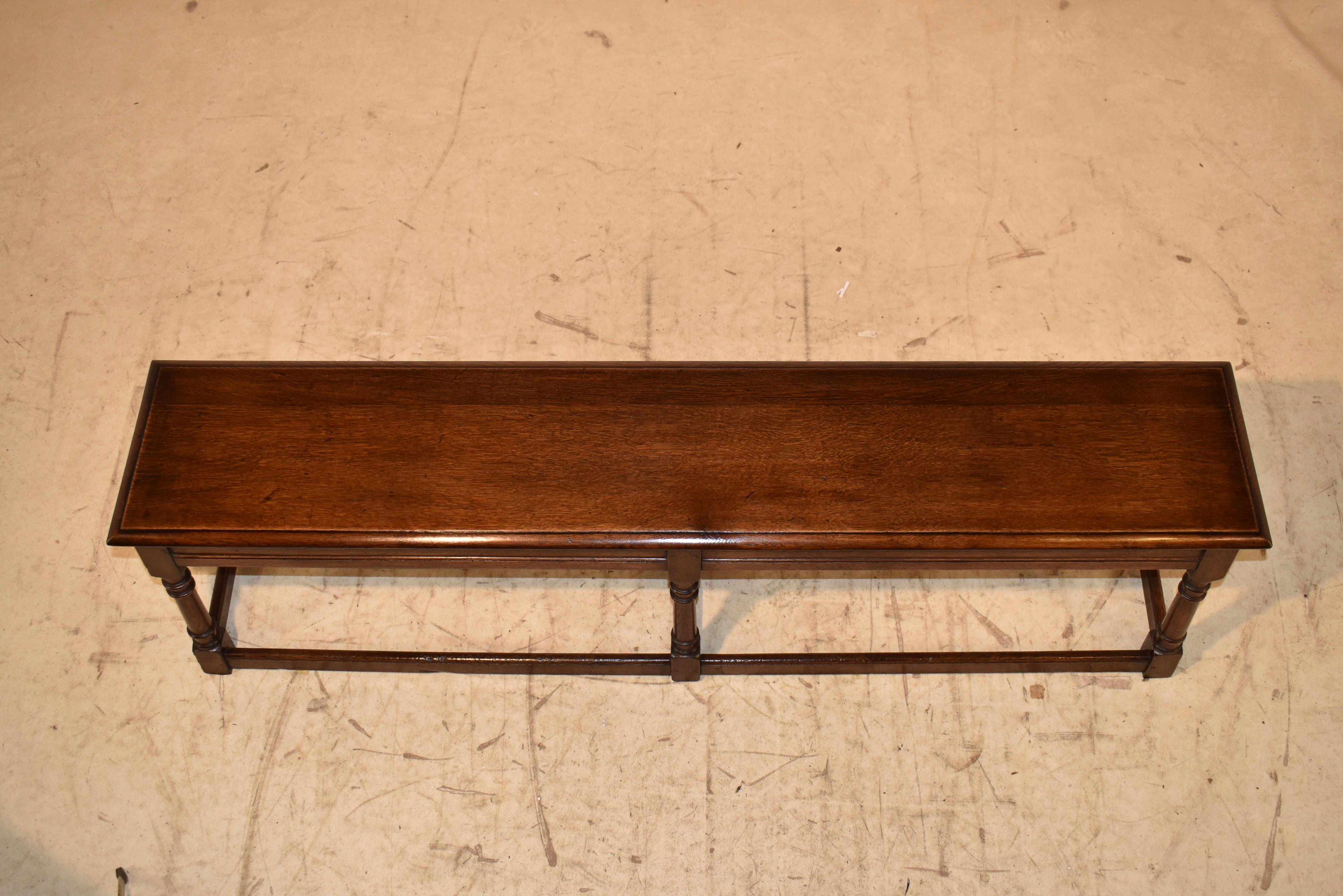 19th Century English Oak Joint Bench For Sale 2