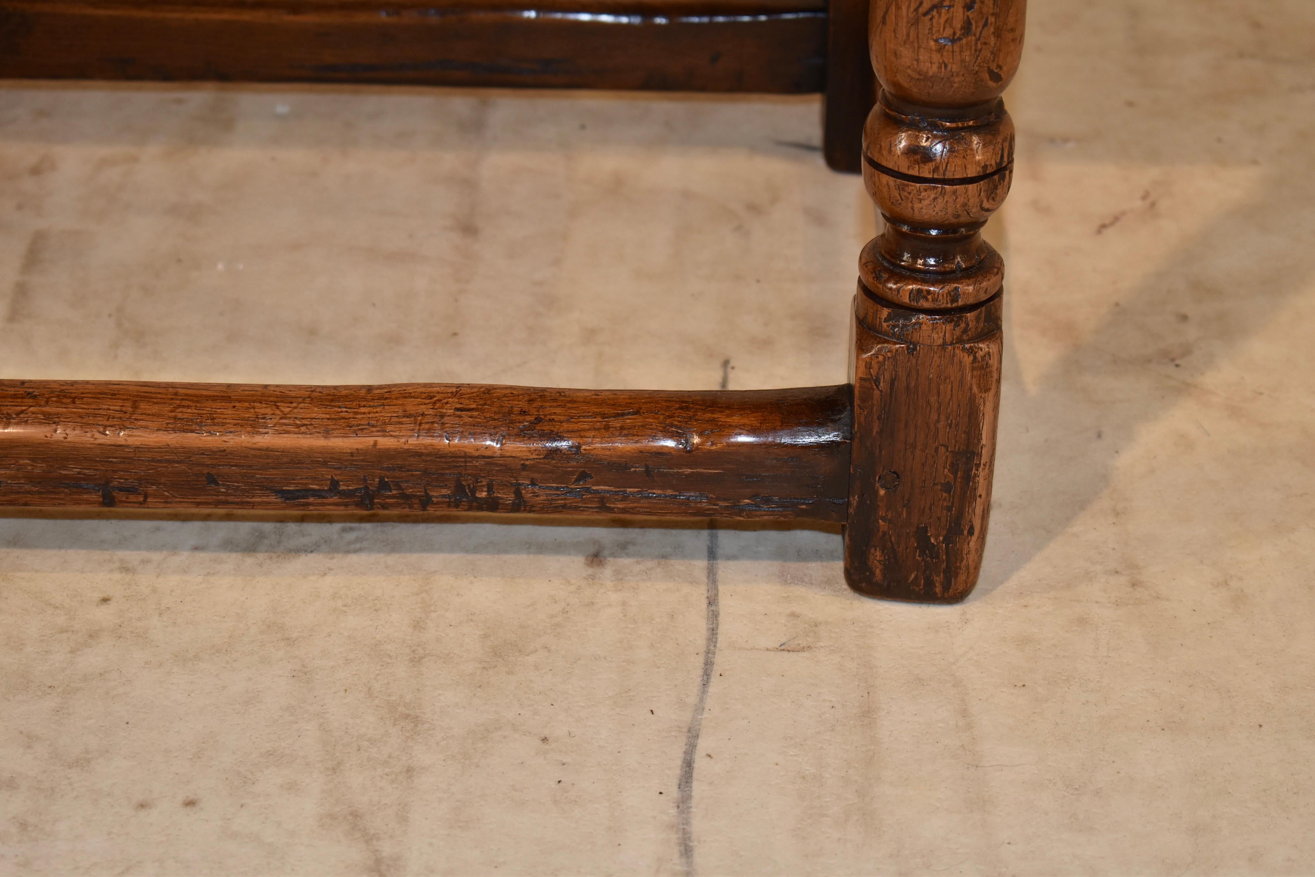 19th Century English Oak Joint Bench For Sale 3