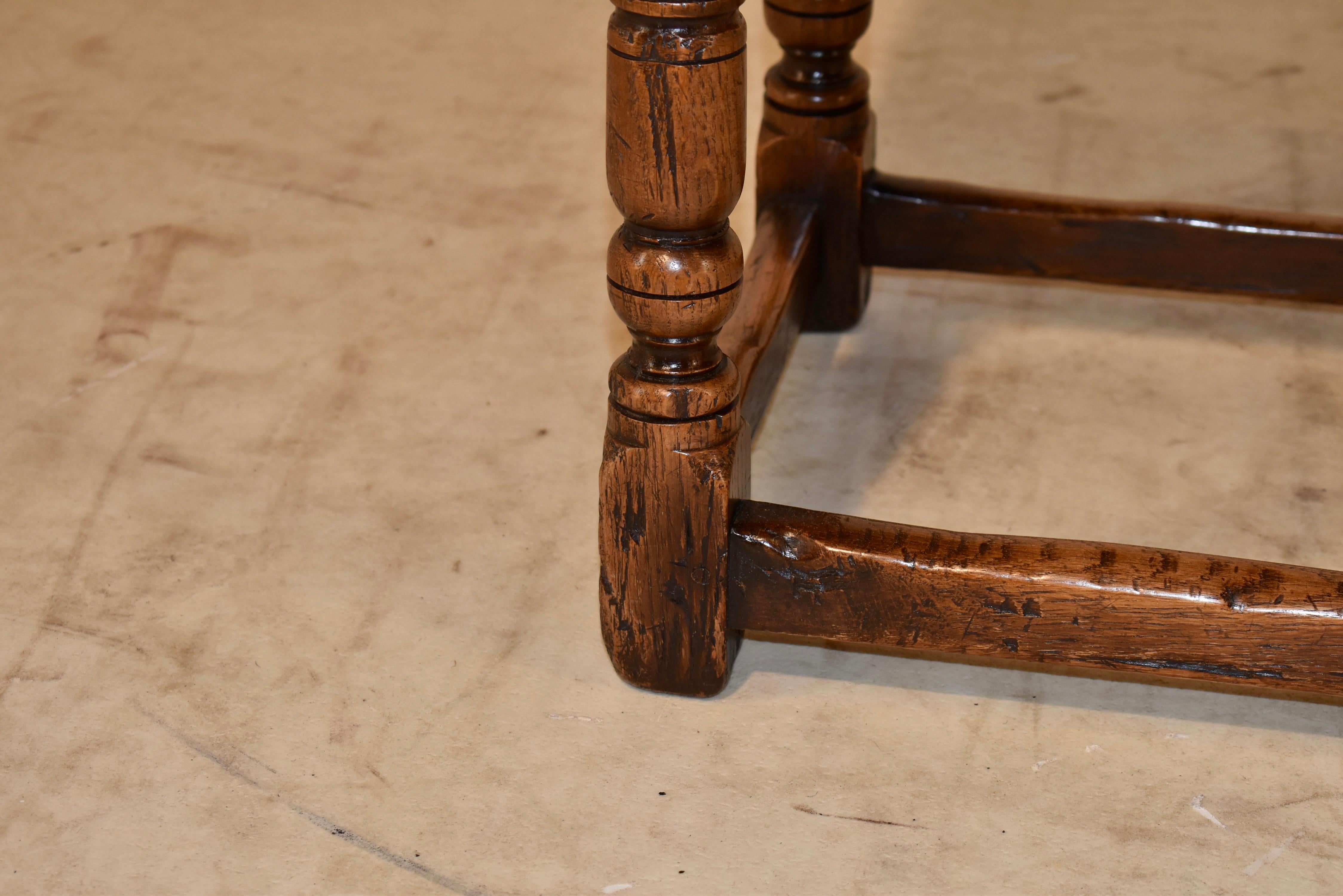 19th Century English Oak Joint Bench For Sale 5