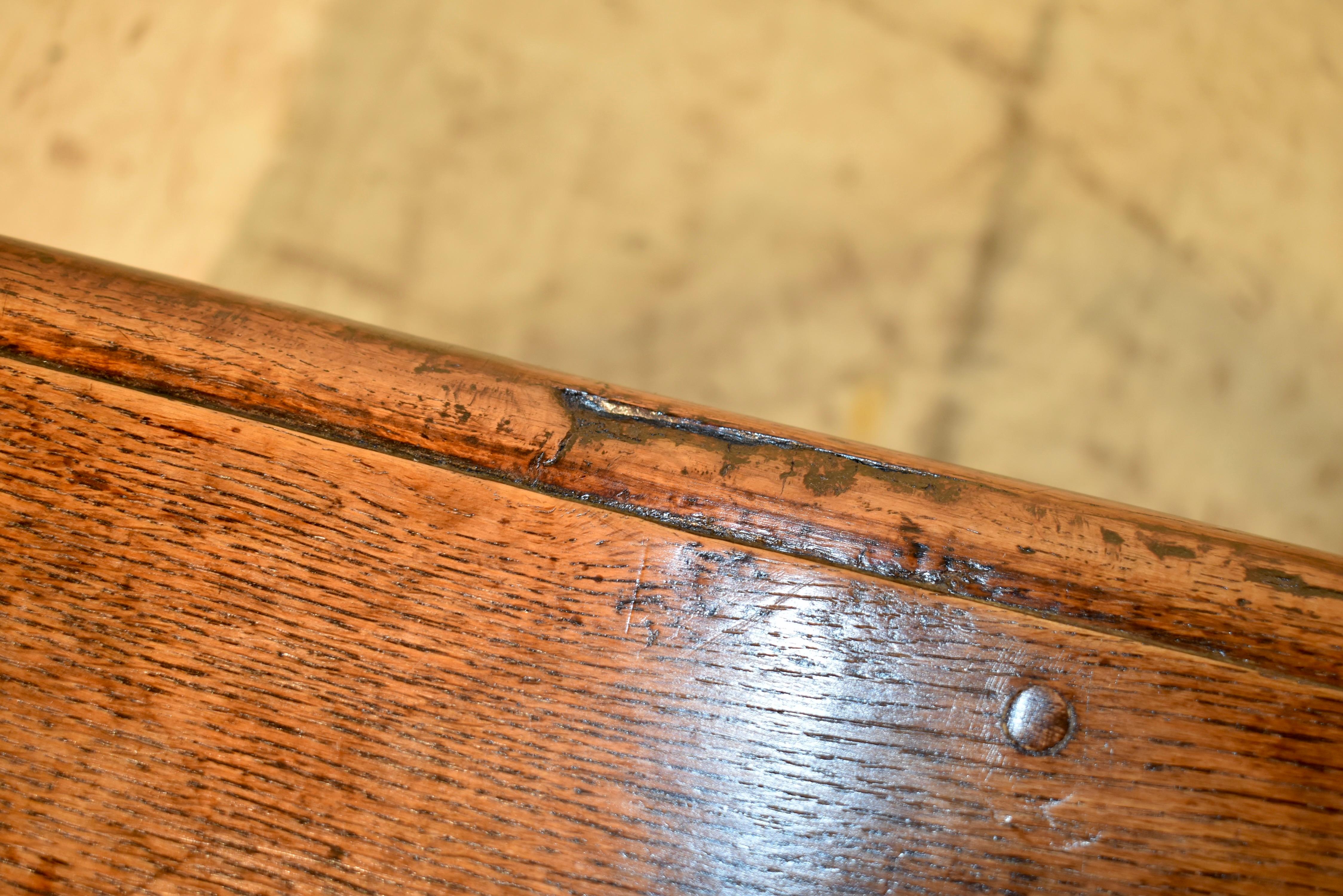 Banc à articulations en Oak Oak anglais du 19e siècle en vente 1
