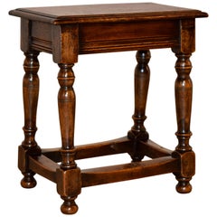 19th Century English Oak Joint Stool